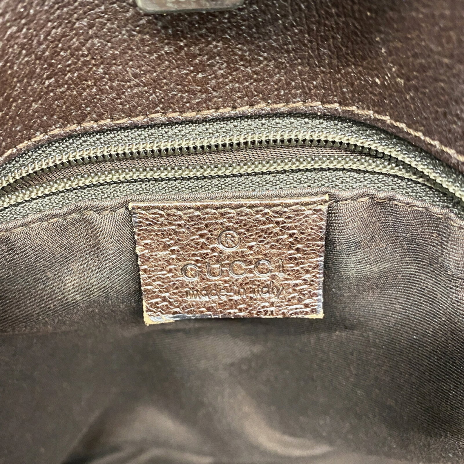 Handbag Canvas Gucci - 5