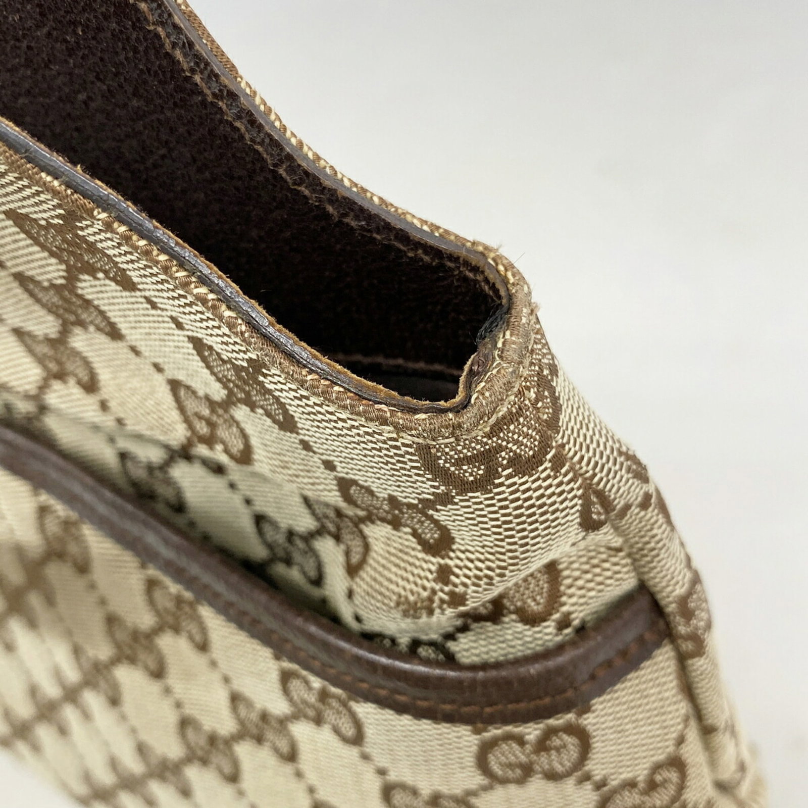 Handbag Canvas Gucci - 7