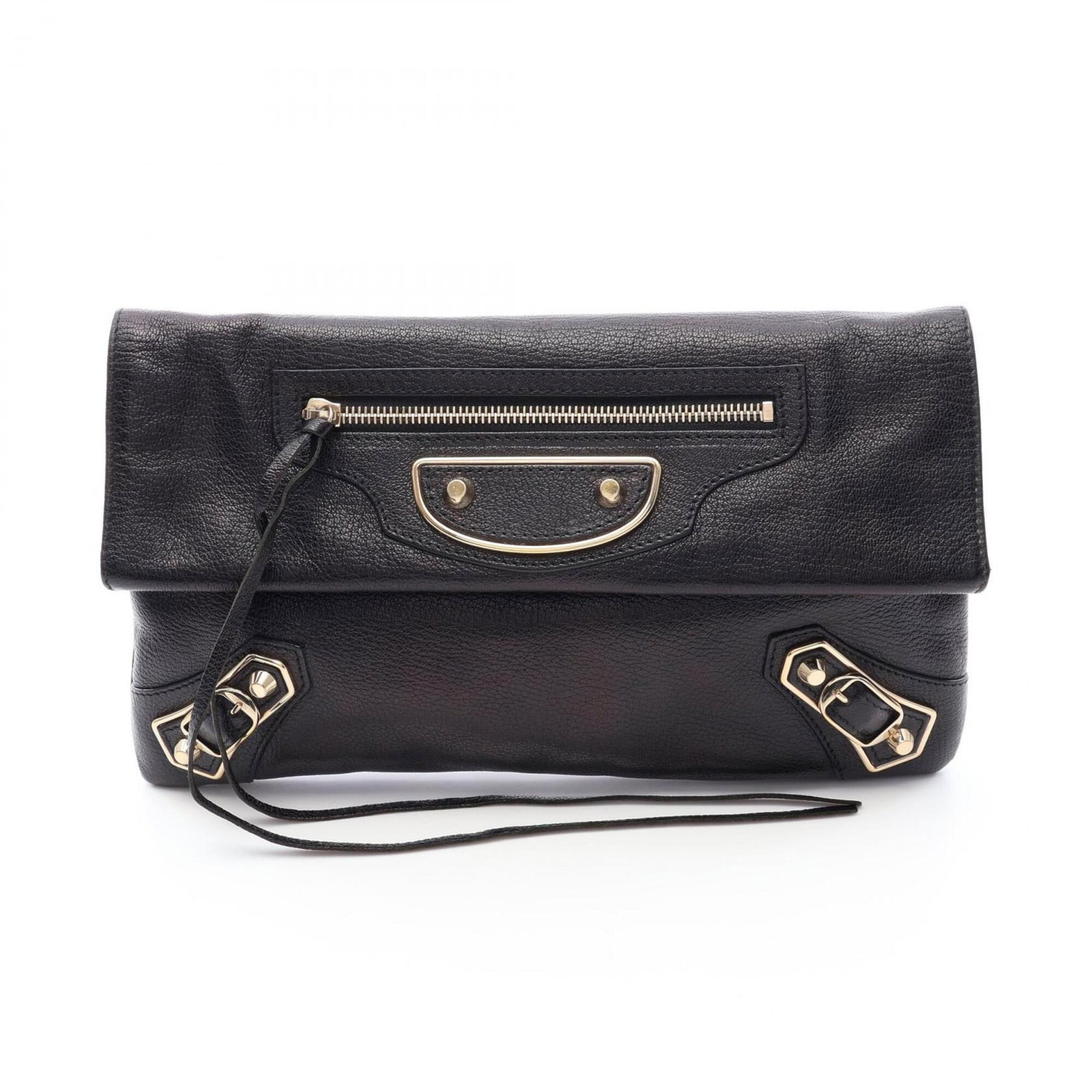 Balenciaga Clutch Bag Handbag Leather: Balenciaga Clutch Bag Handbag Leather Black leather Balenciaga clutch bag with dimensions 18cm x 30cm x 2cm, perfect for adding a touch of luxury to any evening outfit. This stylish handbag features a