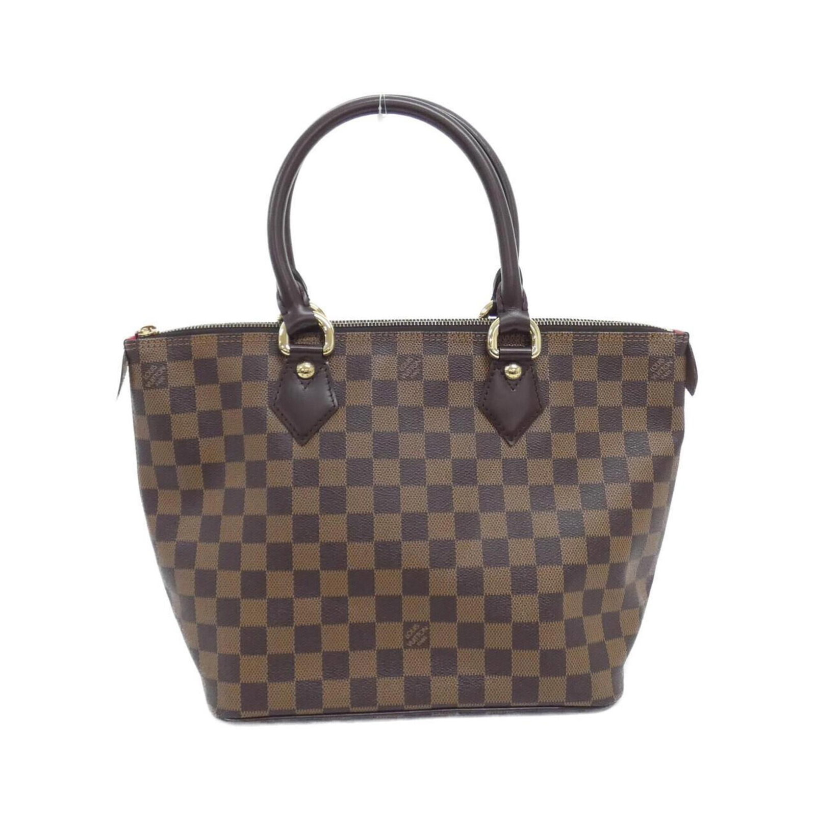 Louis Vuitton Handbag Coated Canvas: Louis Vuitton Handbag Coated Canvas The Louis Vuitton Handbag Coated Canvas is a stylish and practical accessory, featuring a classic Damier Canvas and Ebene design. Measuring 24cm x 36cm x 15cm, it i
