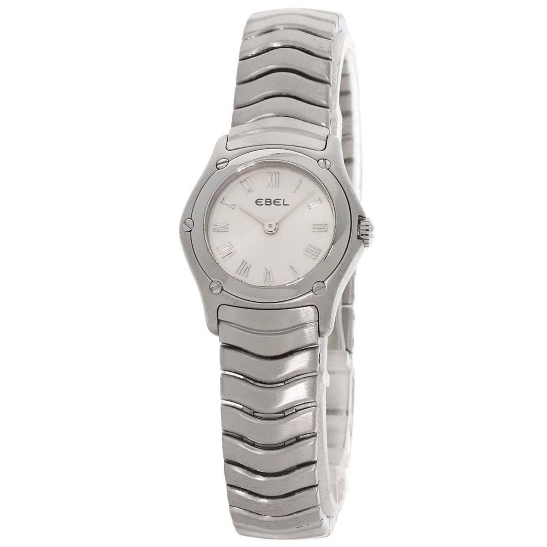 Ebel Classic Wave Watches Stainless Steel/ Stainless Steel: Ebel Classic Wave Watches Stainless Steel/ Stainless Steel Stainless steel case and silver bezel add a touch of sophistication to this classic wave watch. With its analog display and quartz movement, 