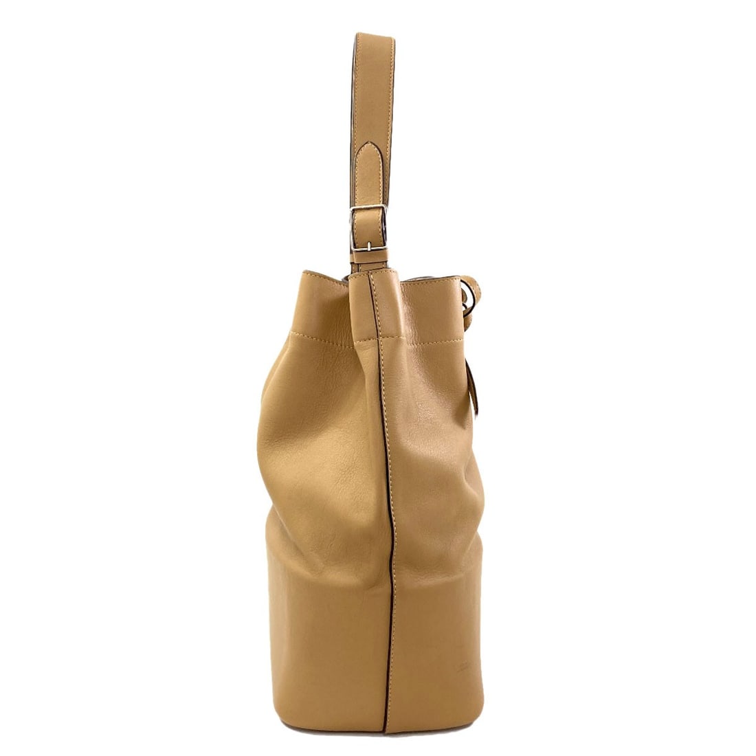 Calf Small Drawstring Bag Shoulder Celine - 3