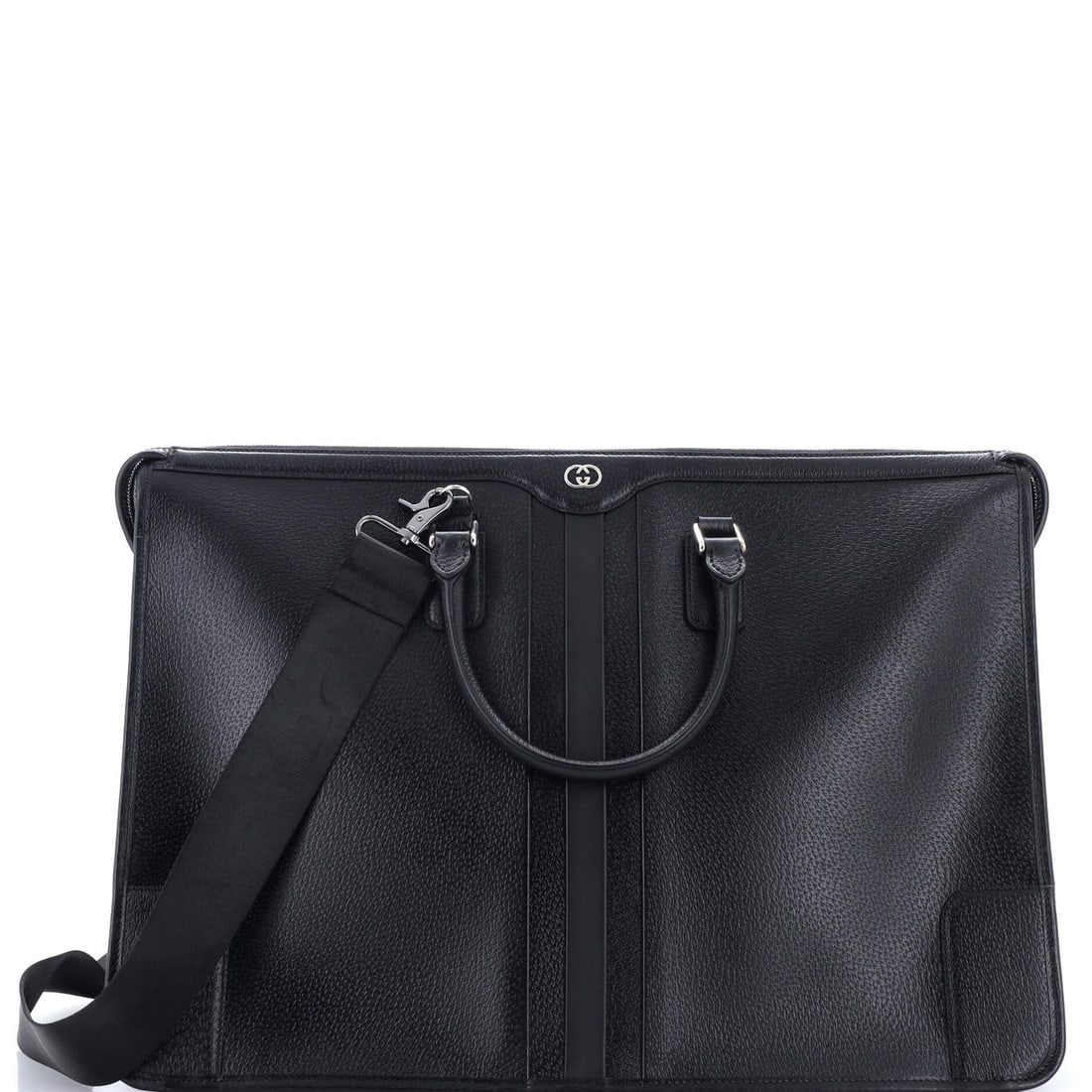 Gucci Interlocking G Large Leather Convertible Briefcase (1 of 6)