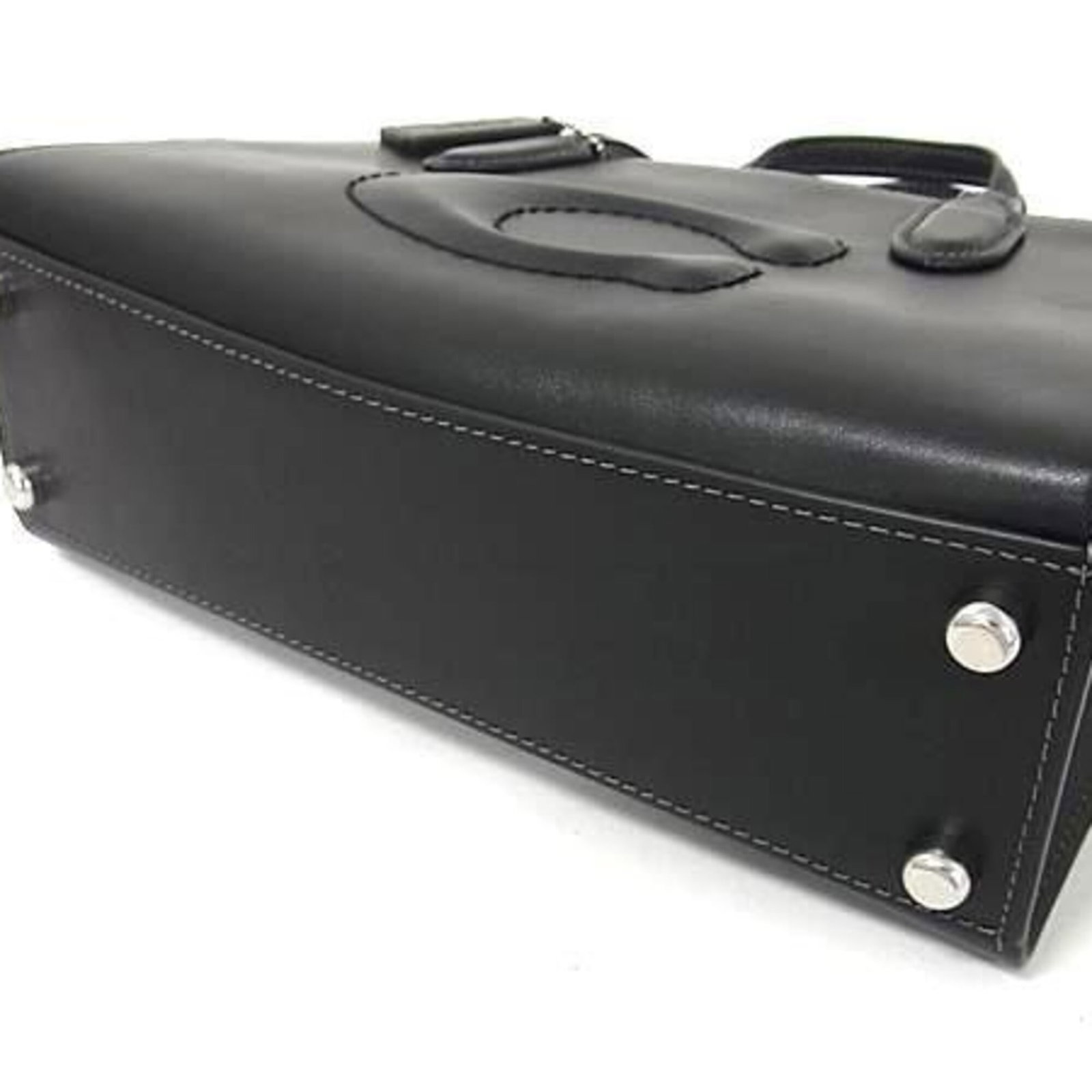 Handbag Leather Coach - 4
