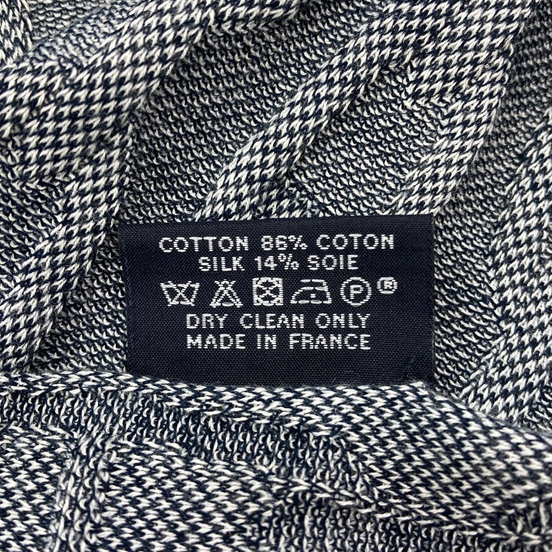 Hermes Silk Cotton Dunklepattern Stall Shane - 5