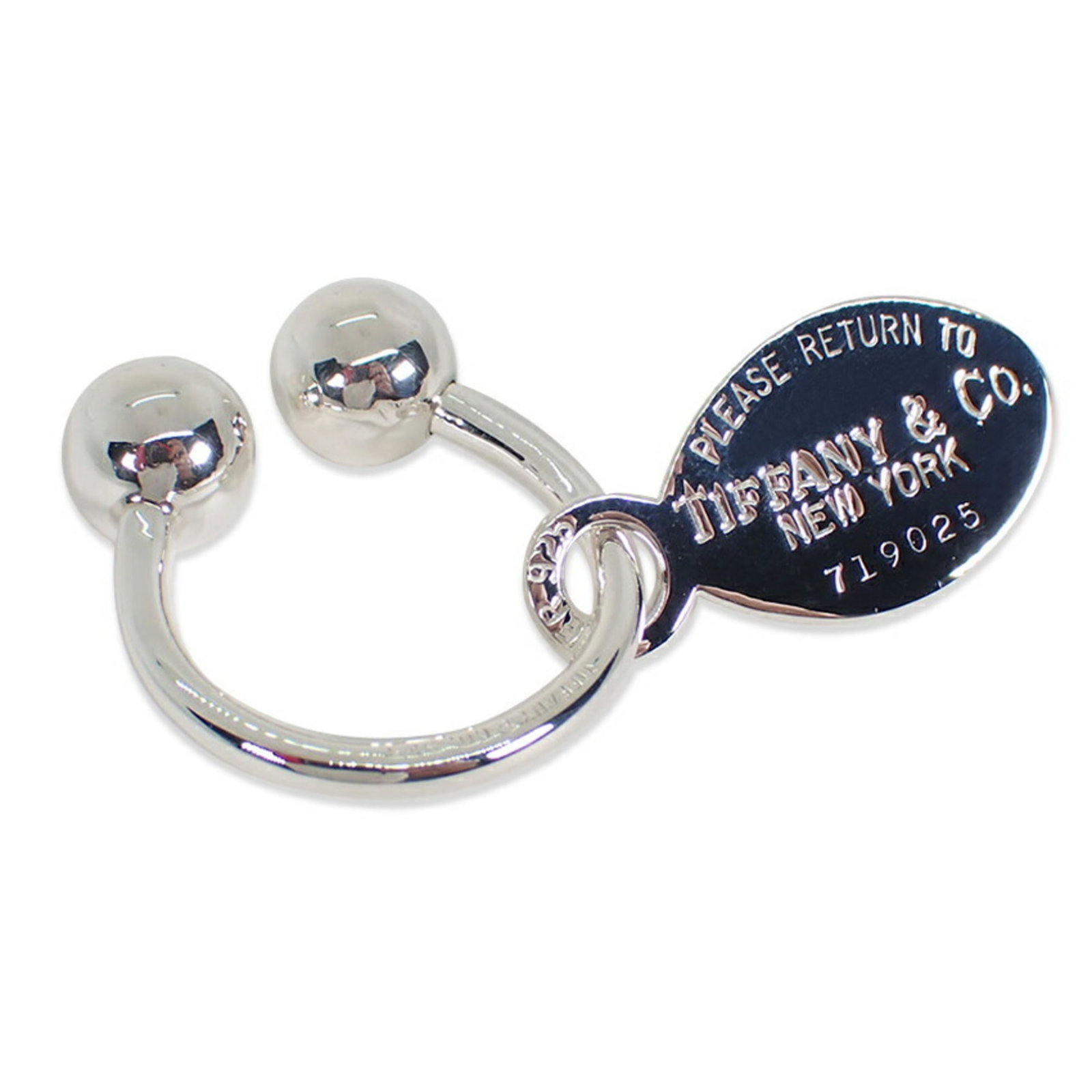 Silver Tiffany Keyring Sterling - 2