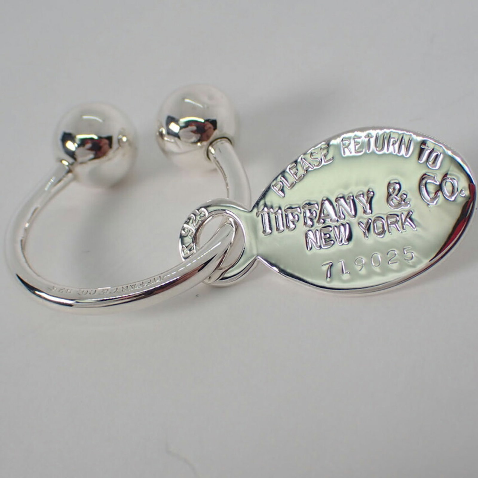 Silver Tiffany Keyring Sterling - 3