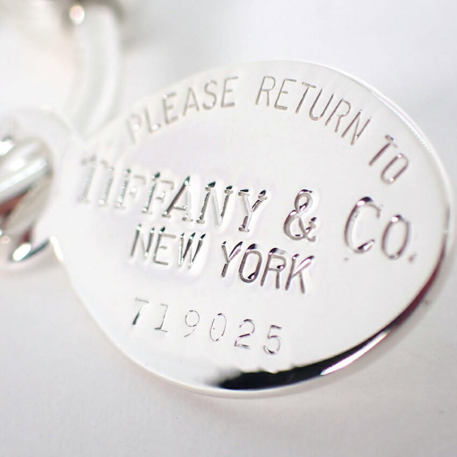Silver Tiffany Keyring Sterling - 4