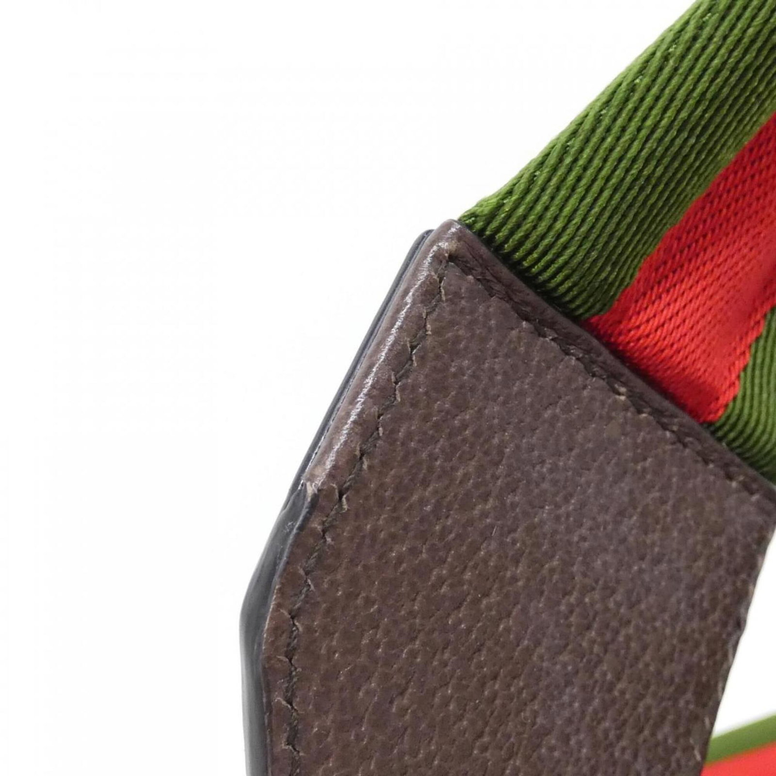 Canvas leather backpack Gucci - 5