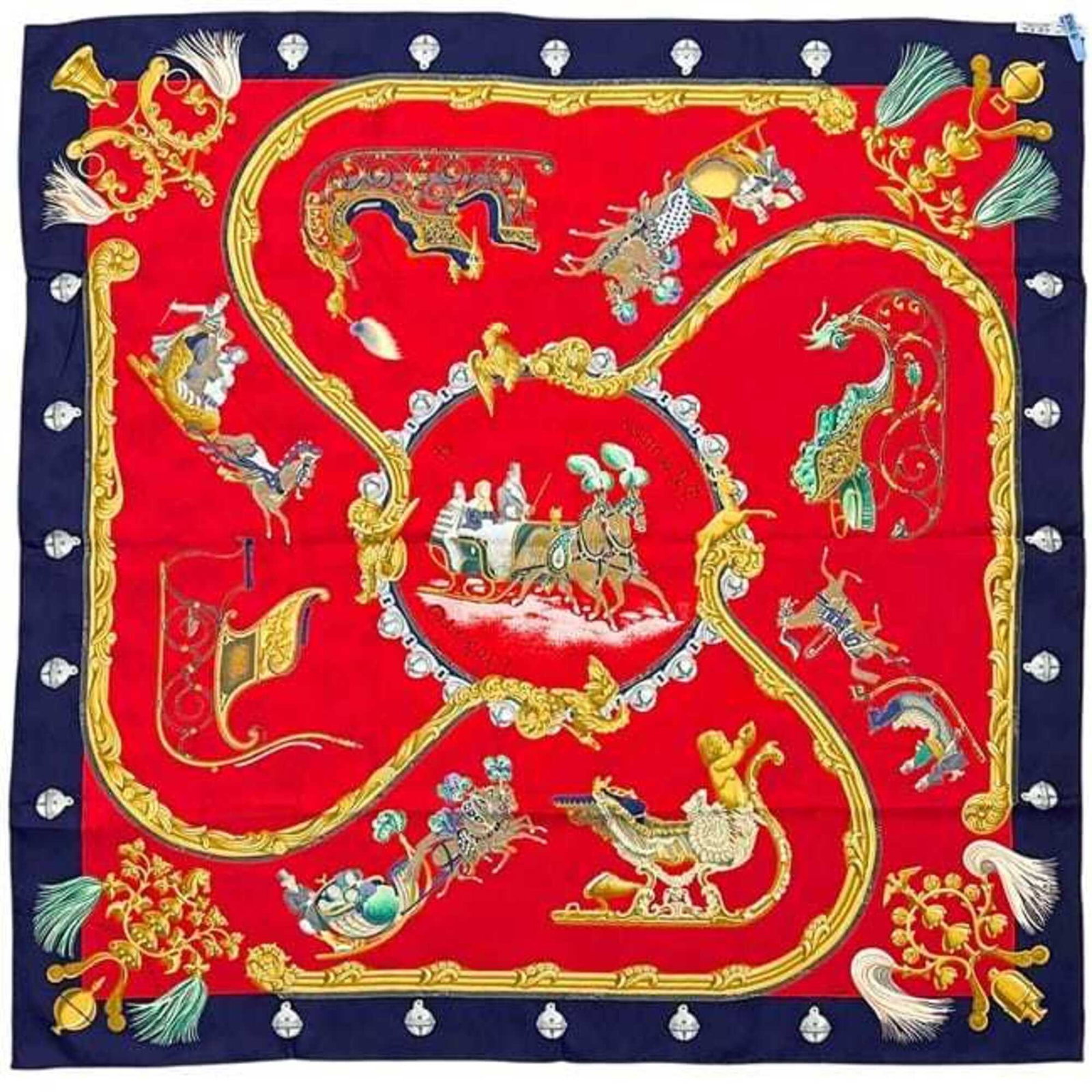 Silk Hermes Scarf - 3