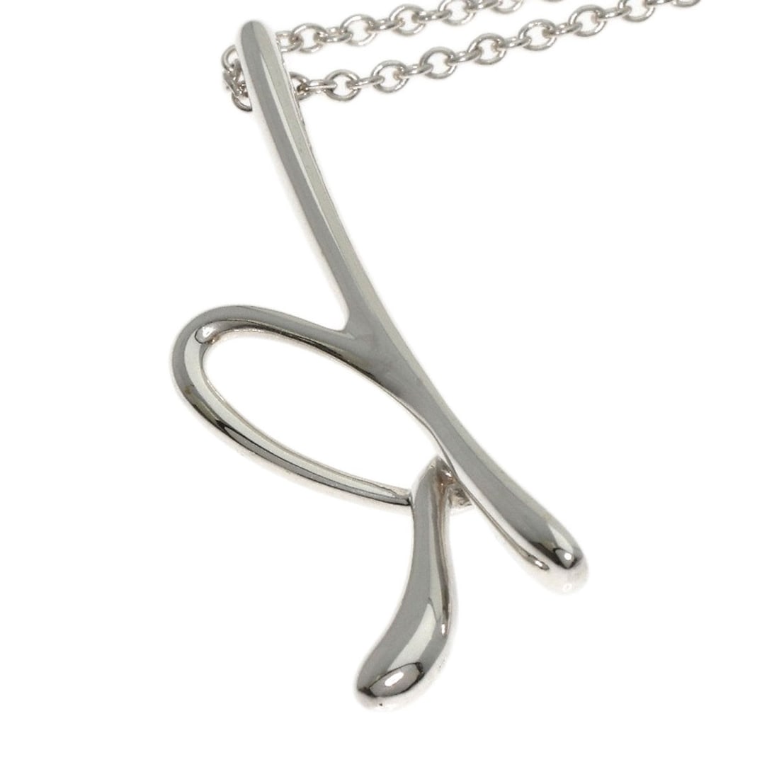 Tiffany Co Initial Silver Necklace - 6