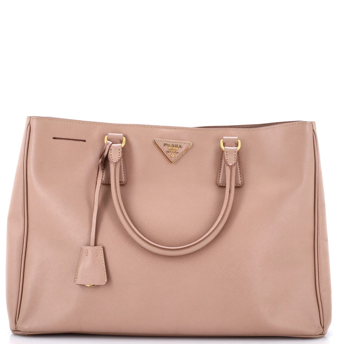 Lux Saffiano Leather Large Open Tote Prada: Lux Saffiano Leather Large Open Tote Prada Lux Saffiano Leather Large Open Tote Prada - A Neutral and Elegant Large Tote with Saffiano Leather Exterior and Gold Hardware. This Lux Open Tote features