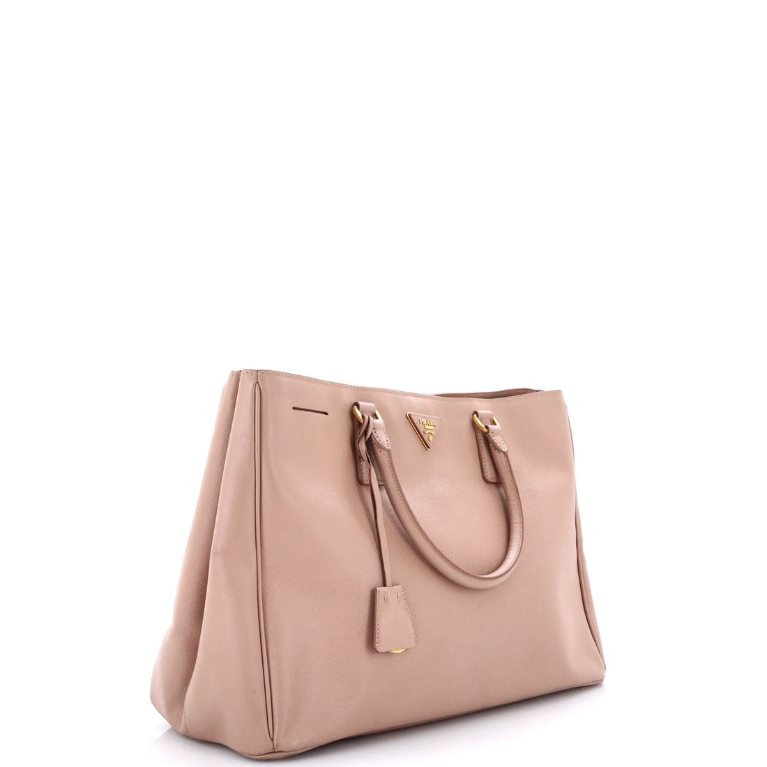 Lux Saffiano Leather Large Open Tote Prada - 2