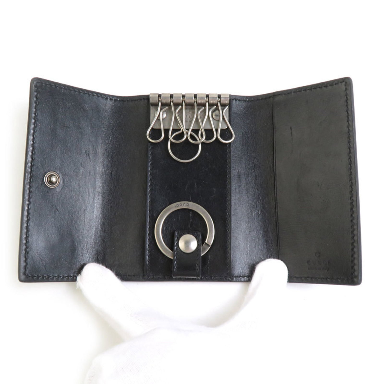 Keycase Leather Gucci - 3