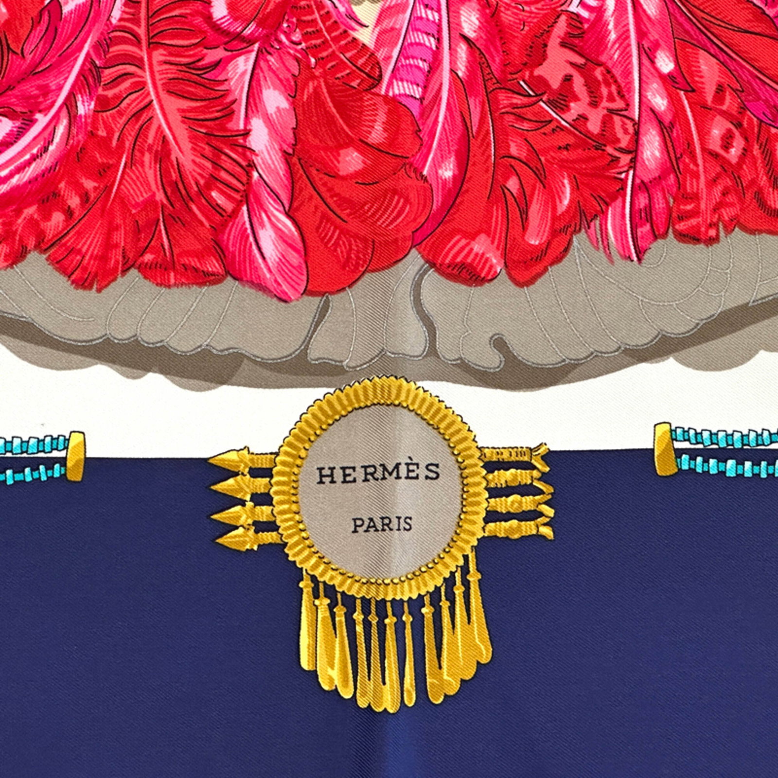 Silk Hermes Scarf - 3