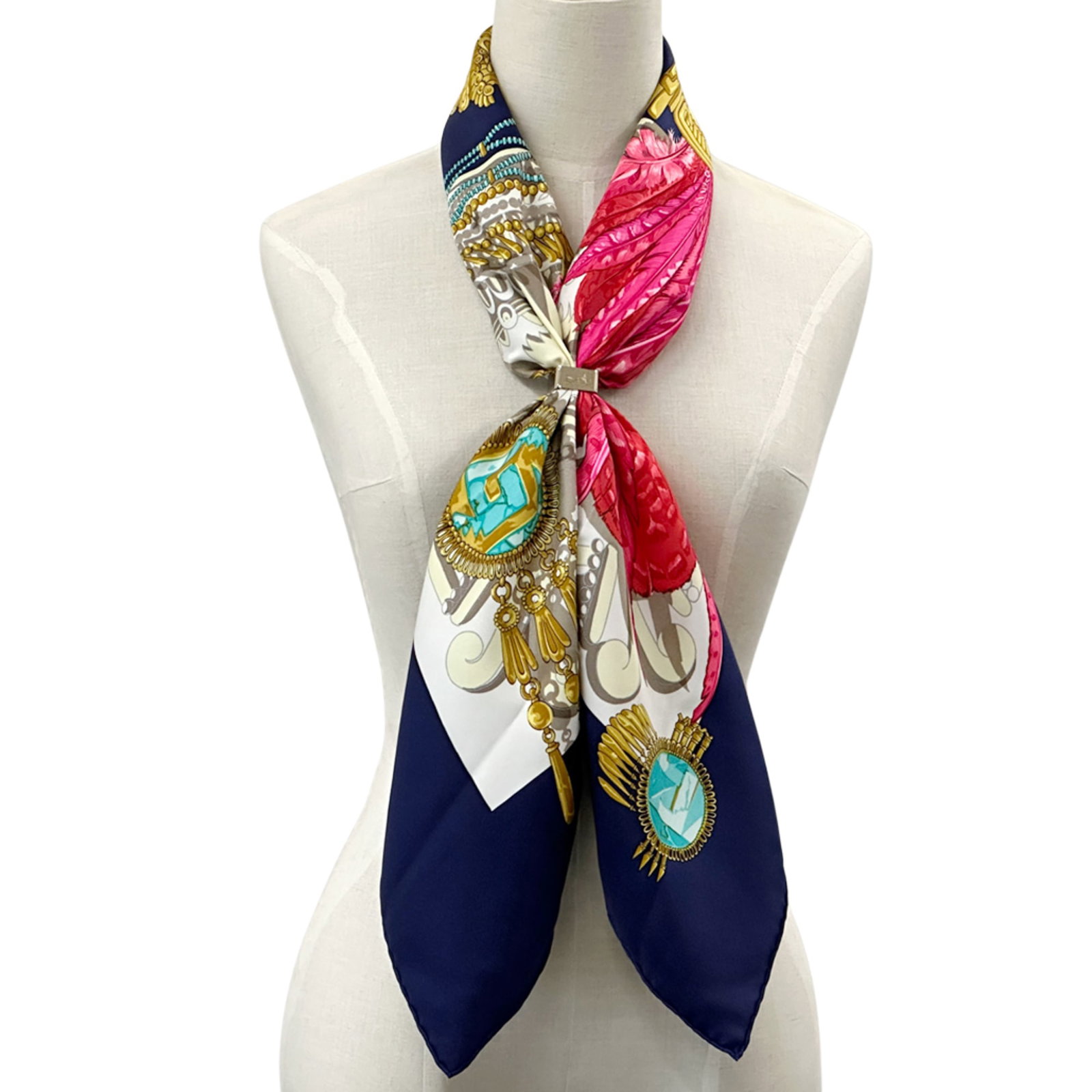 Silk Hermes Scarf - 6