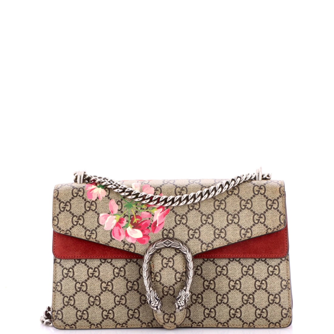 Small GG Coated Canvas Blooms Print Gucci Dionysus Bag: Small GG Coated Canvas Blooms Print Gucci Dionysus Bag Small GG Coated Canvas Blooms Print Gucci Dionysus Bag - A stylish and unique shoulder bag featuring a vibrant GG Coated Canvas Blooms print, wit