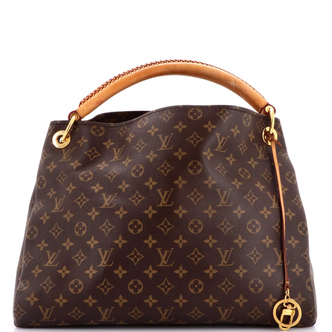 Louis Vuitton Canvas Monogram Artsy Handbag MM: Louis Vuitton Canvas Monogram Artsy Handbag MM The Louis Vuitton Canvas Monogram Artsy Handbag MM is a stylish and versatile accessory, featuring the iconic monogram pattern in a rich brown color.