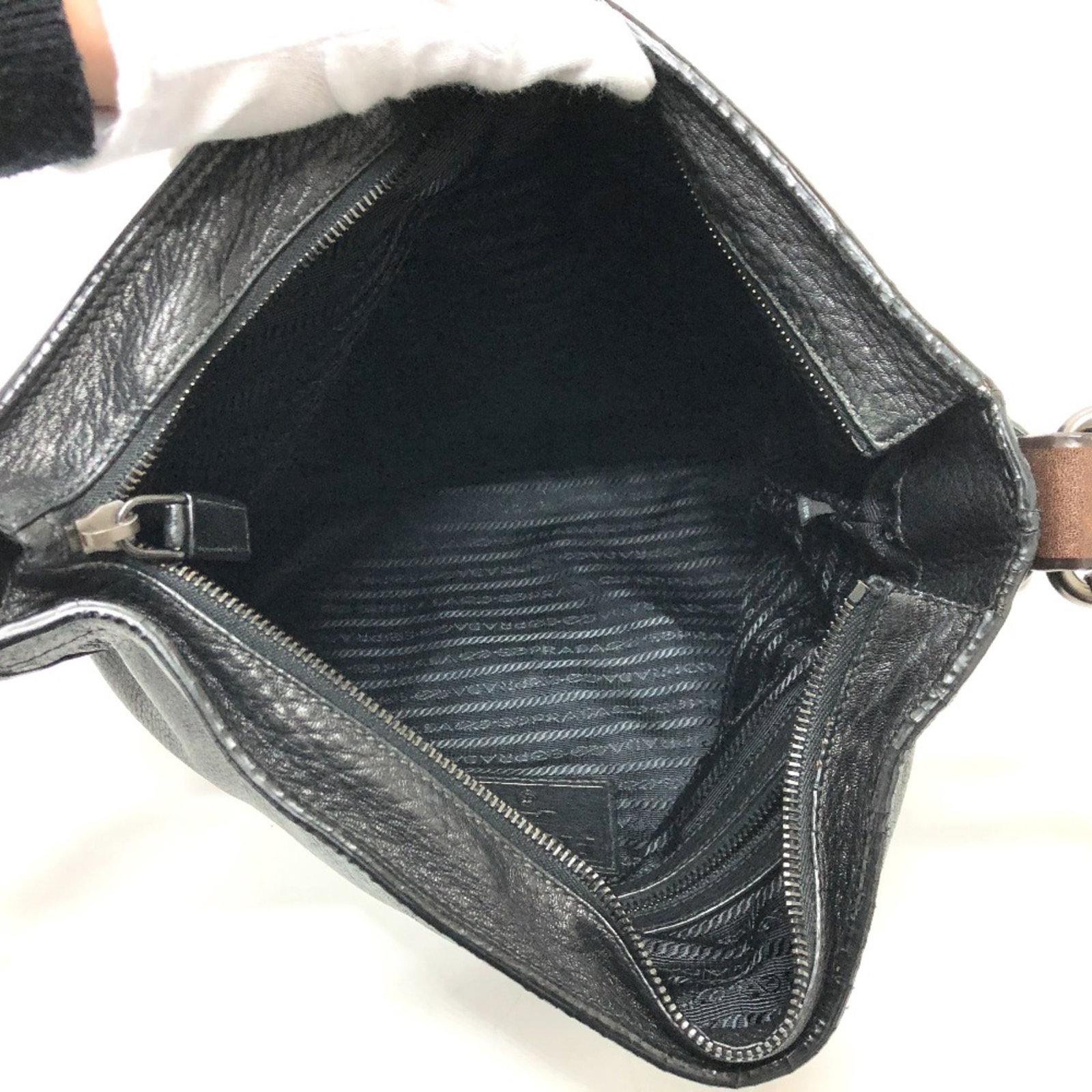 Shoulder Bag Leather Prada - 13