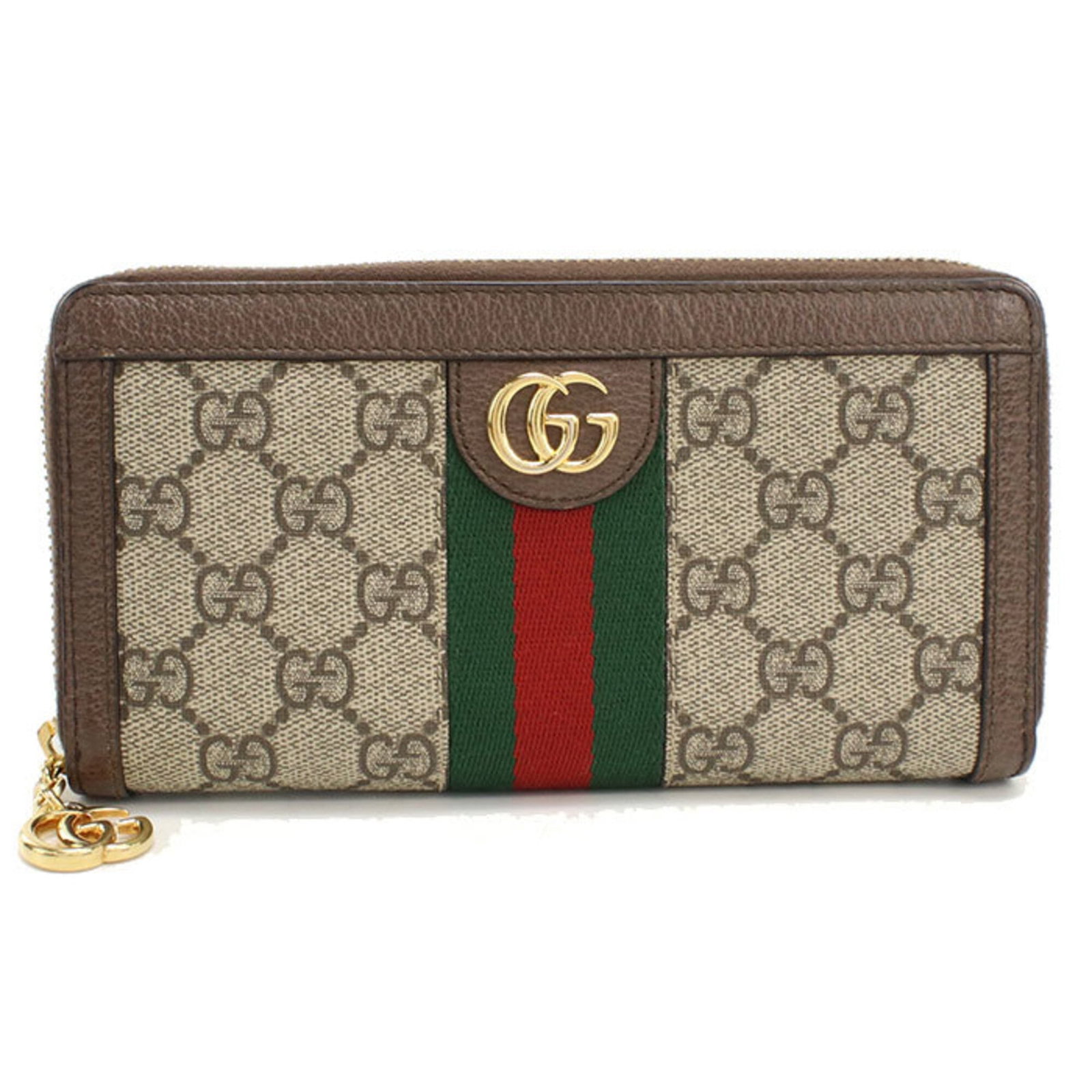 Gucci Long Wallet (Bi-Fold) Gg Supreme Leather: Gucci Long Wallet (Bi-Fold) Gg Supreme Leather Gucci's GG Supreme Leather bi-fold wallet boasts a classic design with a timeless beige color, perfectly complemented by its premium leather material. Me