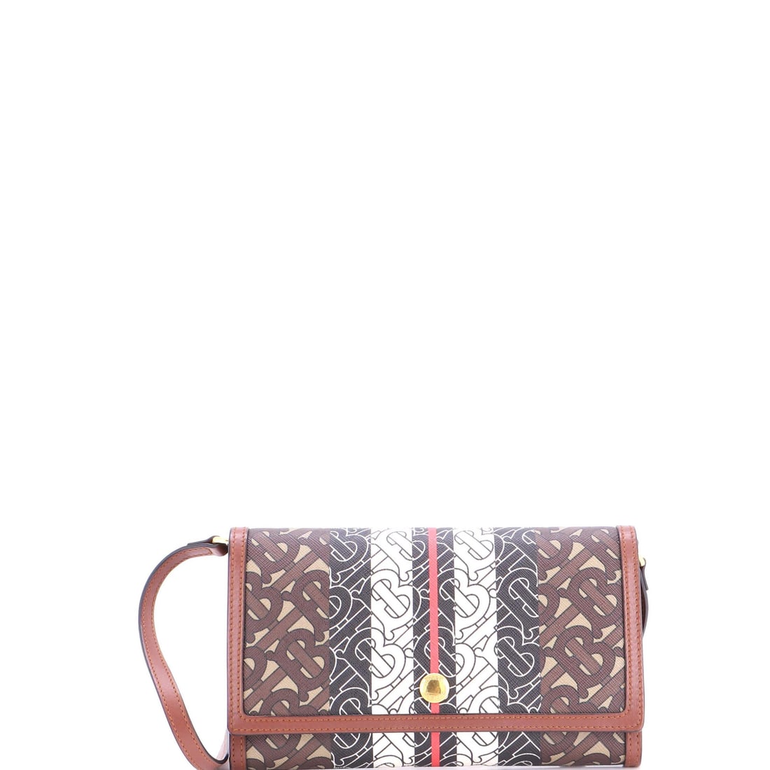 Burberry Monogram Small E-Canvas Flap Bag TB: Burberry Monogram Small E-Canvas Flap Bag TB Small, stylish, and effortlessly chic, this Burberry Monogram Small E-Canvas Flap Bag TB is a timeless accessory perfect for everyday use. With its rich