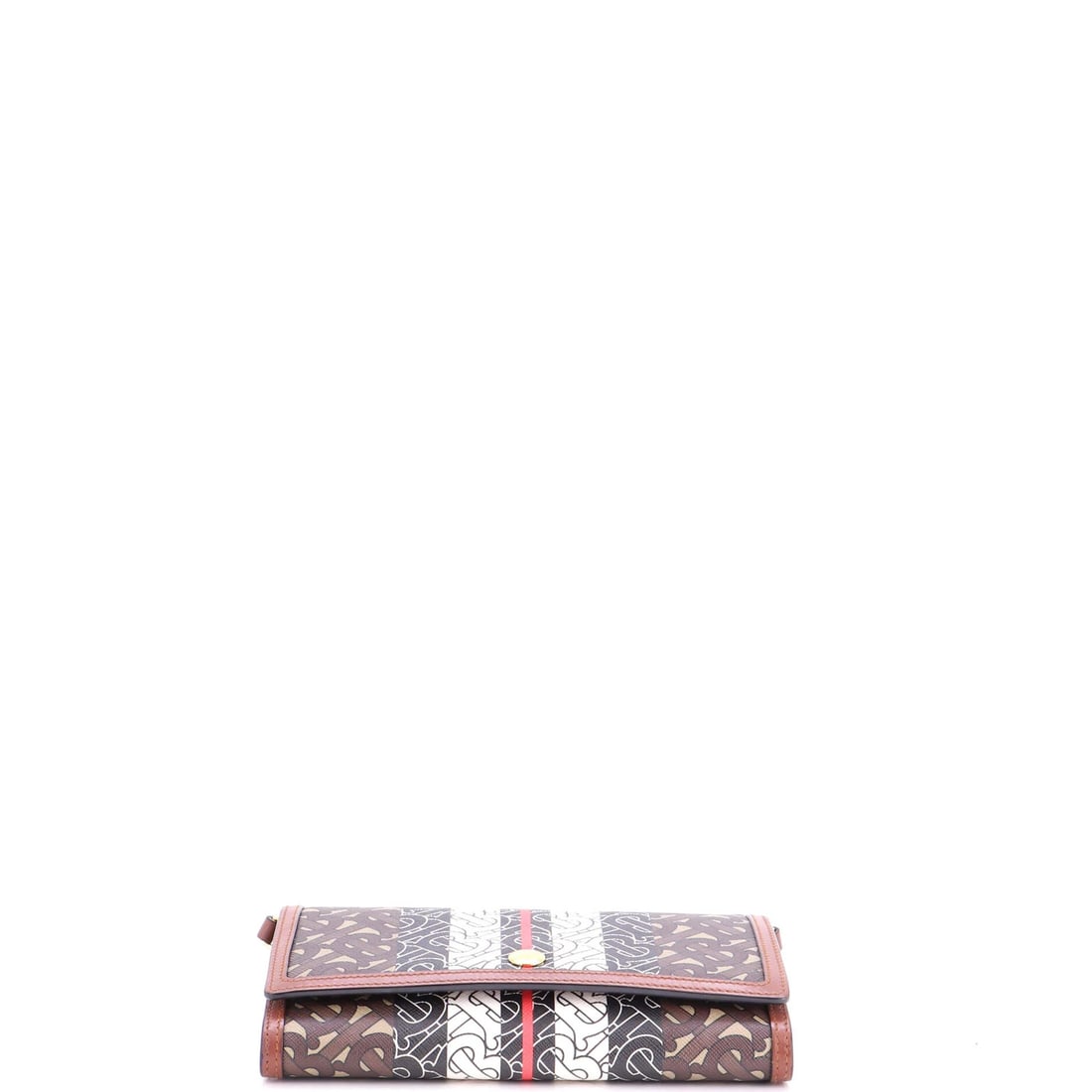 Burberry Monogram Small E-Canvas Flap Bag TB - 4