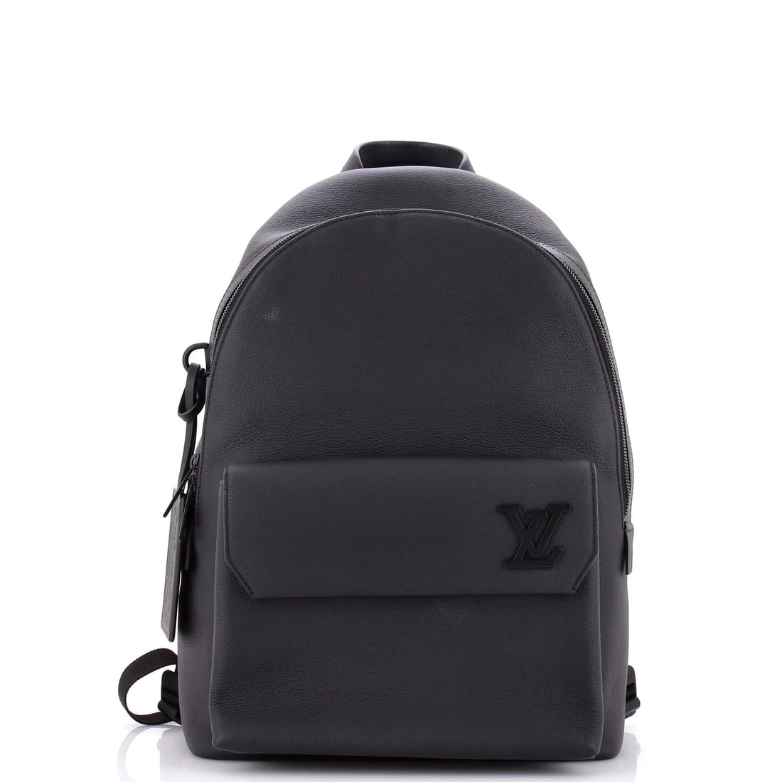Aerogram Takeoff Backpack Vuitton Leather: Aerogram Takeoff Backpack Vuitton Leather Black Louis Vuitton Aerogram Takeoff Backpack with Leather Exterior, featuring minor creases on the exterior and interior. This excellent condition backpack