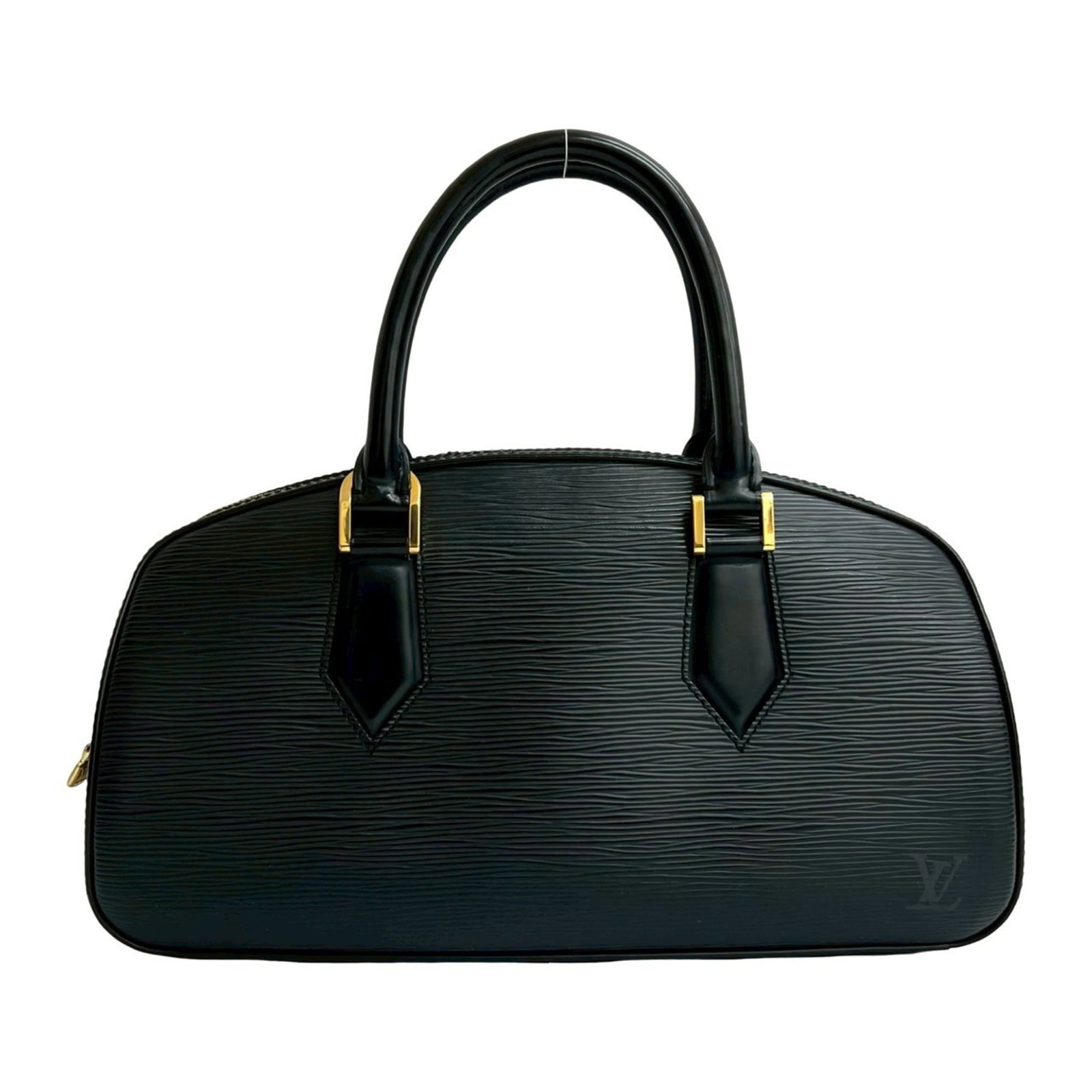 Boston Handbag Epi Leather Louis Vuitton: Boston Handbag Epi Leather Louis Vuitton Boston Handbag Epi Leather Louis Vuitton is made from Epi leather, a signature material known for its unique texture and durability. This black Boston bag