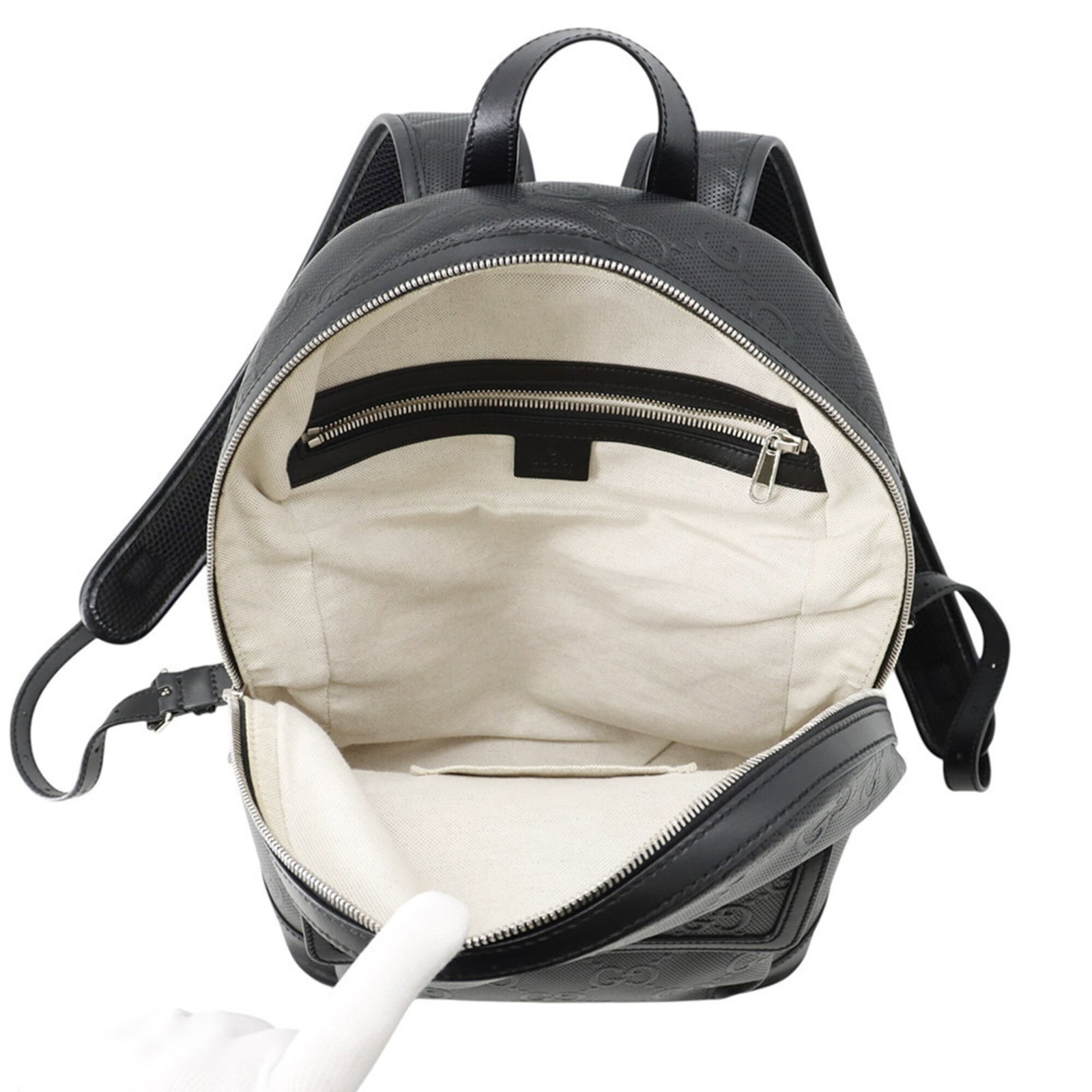 Gucci Backpack Embossed Leather - 5