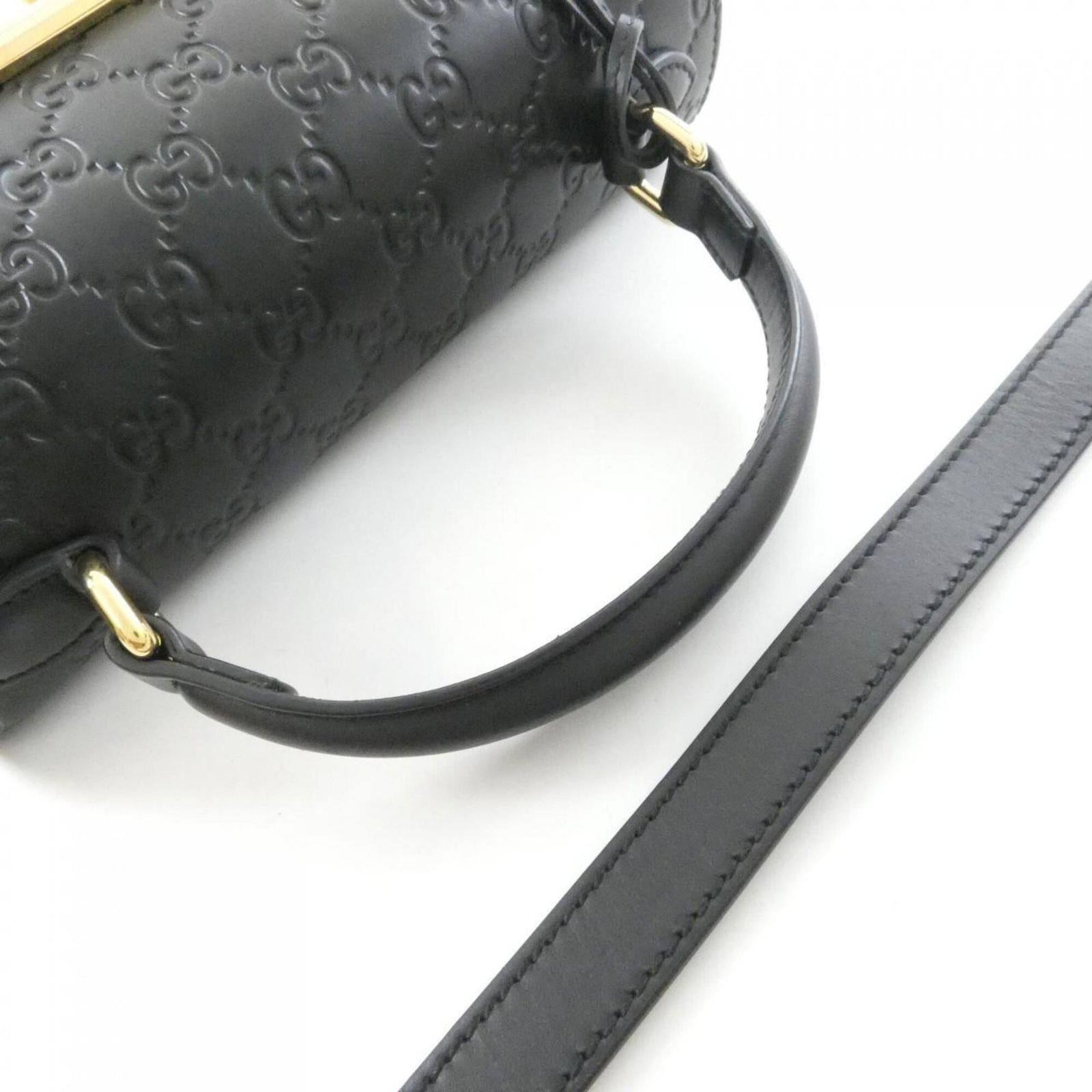 Handbag Leather Gucci - 5