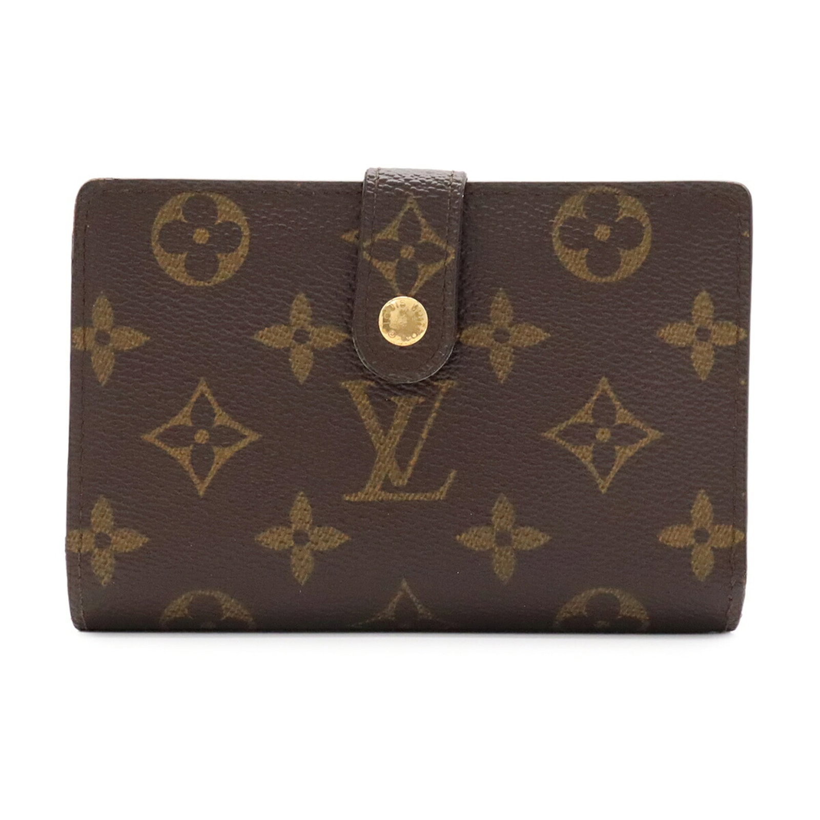 Louis Vuitton Wallet (Bi-Fold) Monogram Canvas: Louis Vuitton Wallet (Bi-Fold) Monogram Canvas Brown Monogram Canvas Louis Vuitton Bi-Fold Wallet. This bi-fold wallet features the iconic monogram canvas design, a classic style from the renowned
