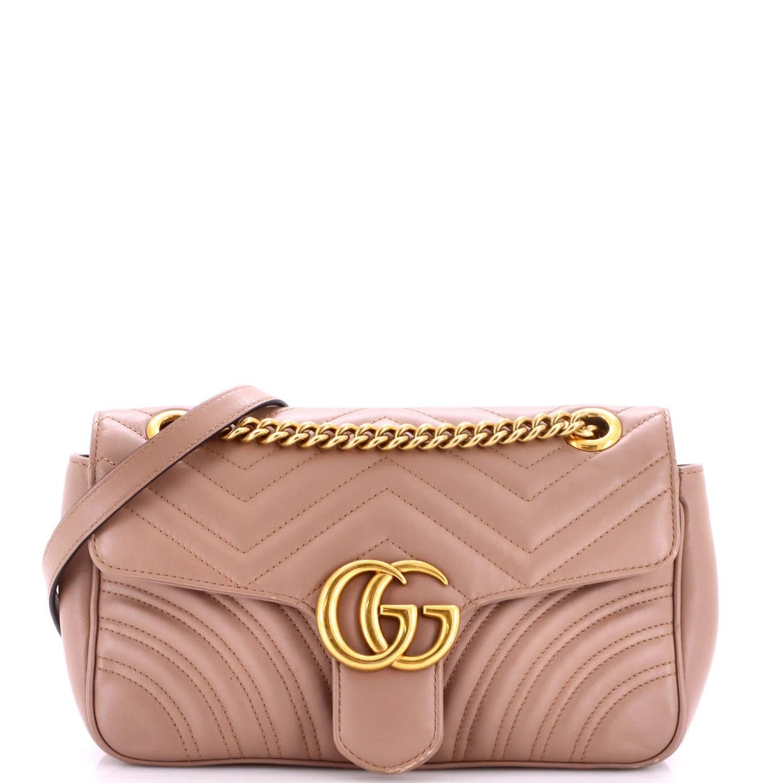 Small Gucci Flap Leather Matelasse Bag Marmont GG: Small Gucci Flap Leather Matelasse Bag Marmont GG Small Gucci Flap Leather Matelasse Bag Marmont GG. This neutral-colored, small cross-body bag features a signature GG Marmont Flap design with matelas