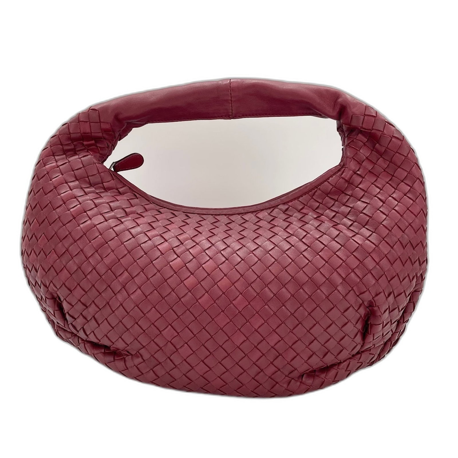 Bottega Veneta Shoulder Bag Leather: Bottega Veneta Shoulder Bag Leather Bottega Veneta Shoulder Bag Leather: A stylish and compact shoulder bag made from high-quality leather, featuring a bold red color and a sizeable 22cm x 35cm x 6cm