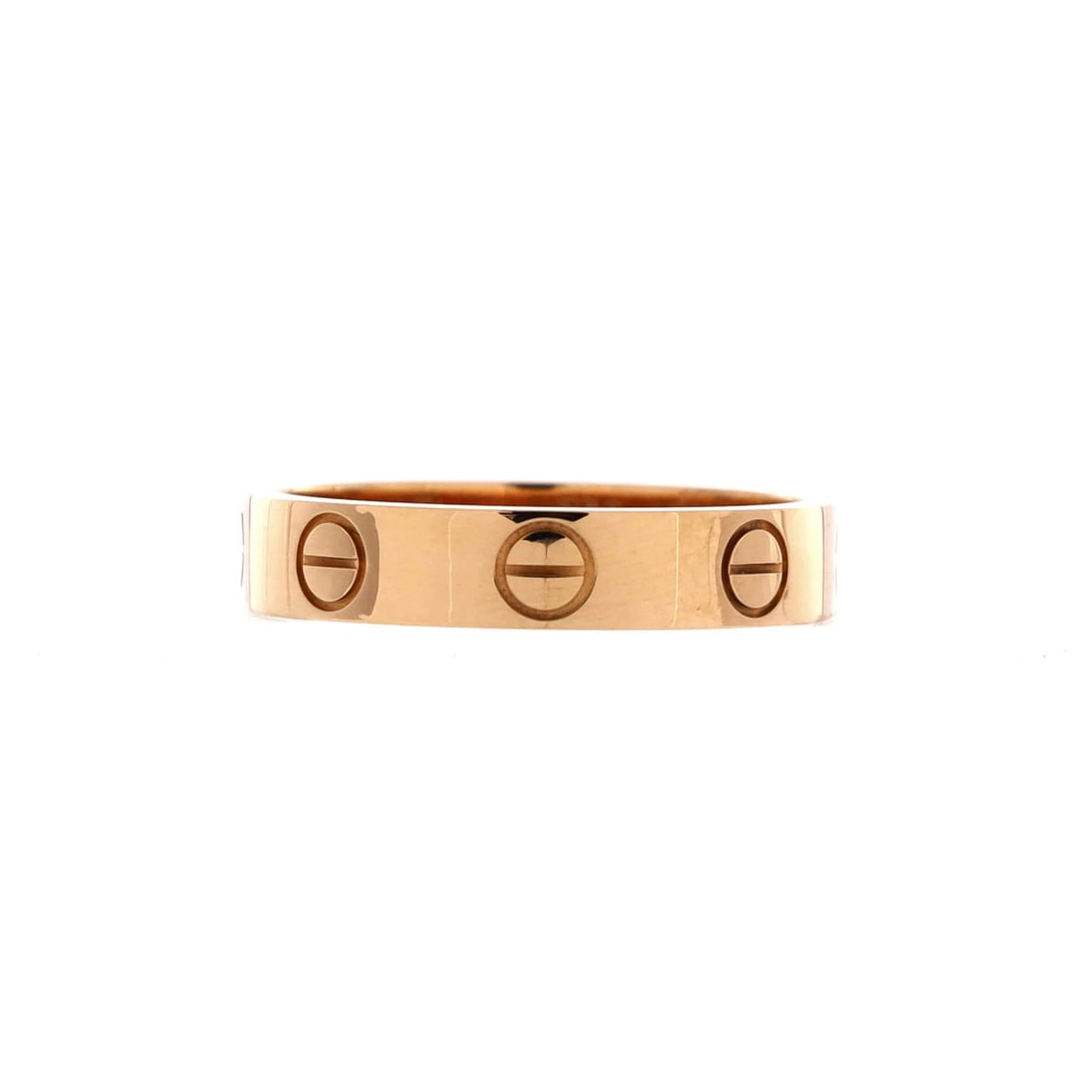 Love Wedding Cartier Ring Gold Rose 18K: Love Wedding Cartier Ring Gold Rose 18K 18K Rose Gold Love Wedding Cartier Ring Gold features a main stone of unknown origin, set in a beautiful 18K rose gold band with a size range of 4.75 - 49 and a