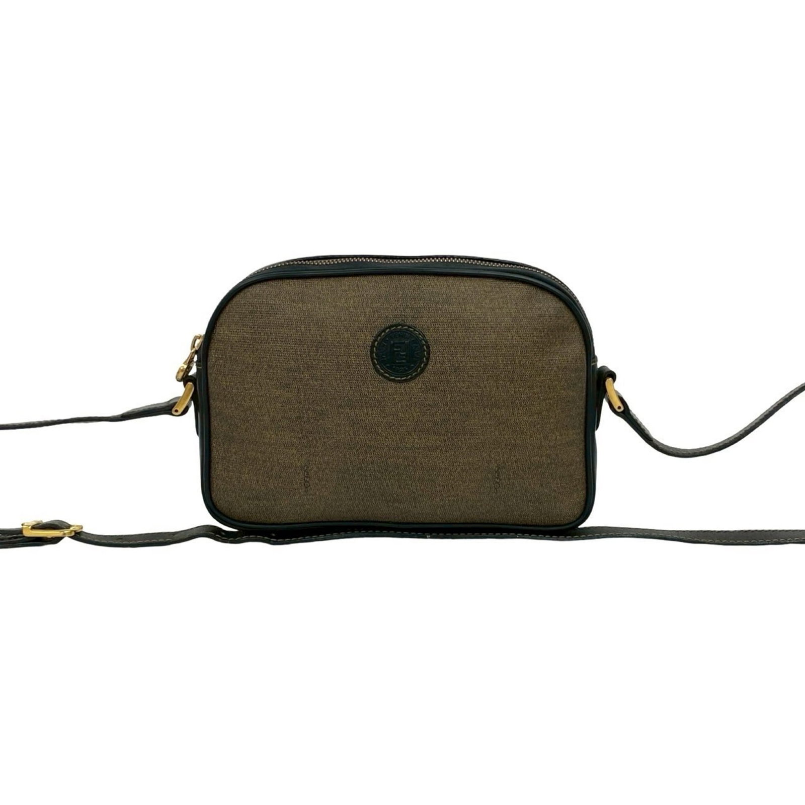 Pochette Leather Pvc Shoulder Bag Fendi: Pochette Leather Pvc Shoulder Bag Fendi The Fendi Pochette Leather Pvc Shoulder Bag is a sleek and sophisticated accessory, featuring a combination of luxurious leather and PVC materials in a
