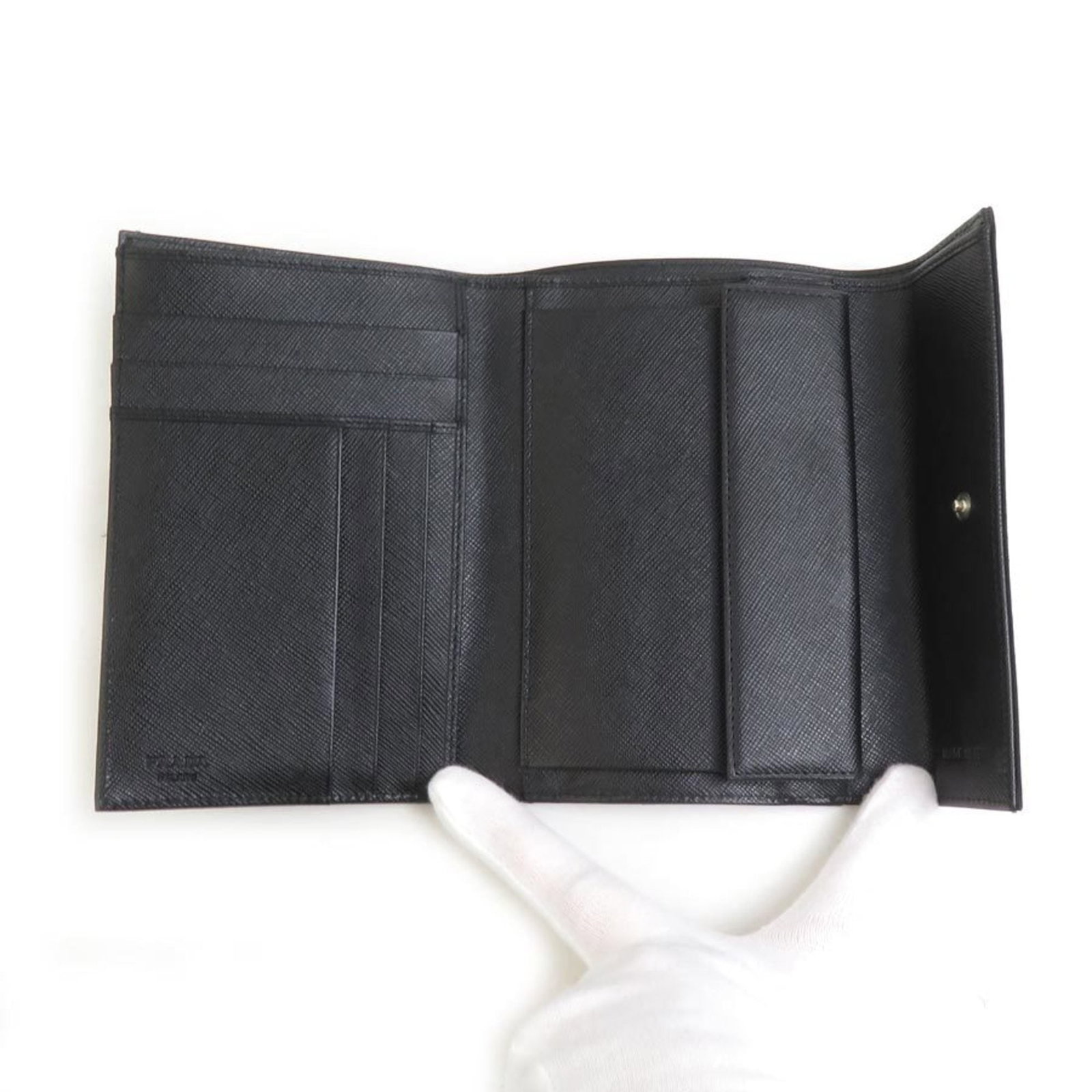 Nylon wallet tri fold Prada - 3