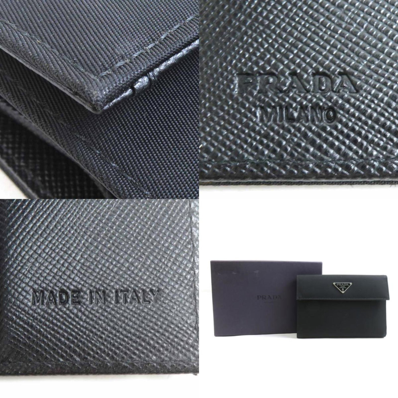 Nylon wallet tri fold Prada - 5