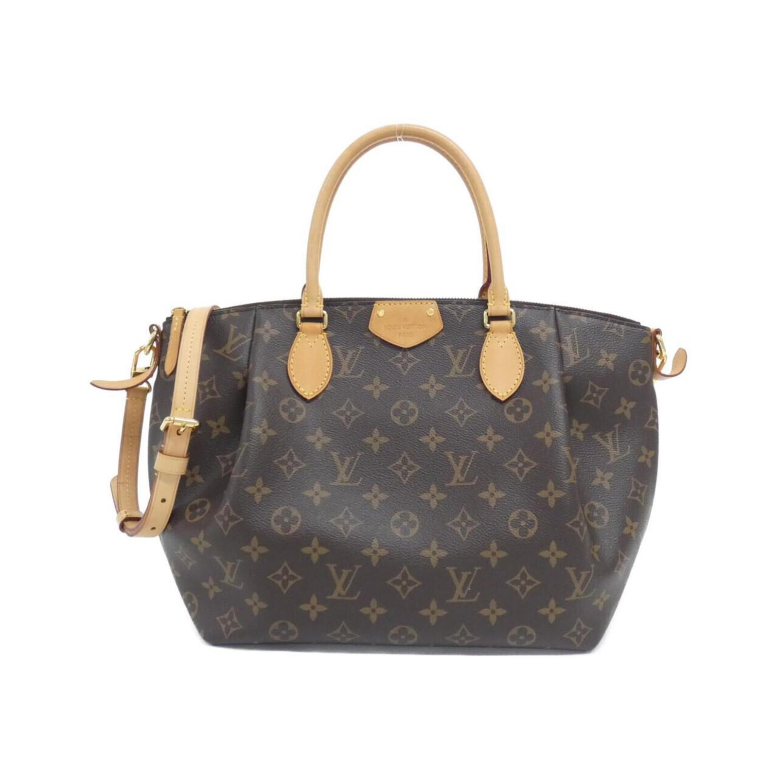 Louis Vuitton Handbag Coated Canvas: Louis Vuitton Handbag Coated Canvas Coated canvas construction provides a durable and stylish finish for this Louis Vuitton handbag, while the gold hardware adds a touch of luxury. Measuring 27cm x