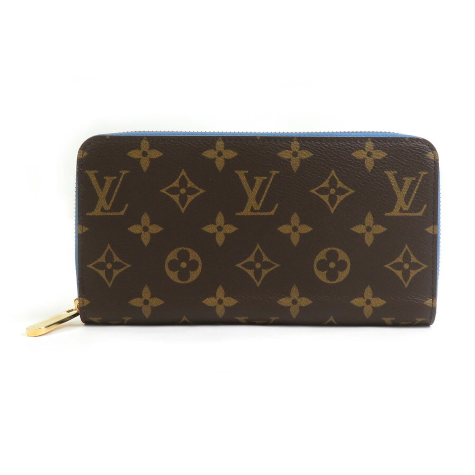 Louis Vuitton Long Wallet (Bi-Fold) Monogram: Louis Vuitton Long Wallet (Bi-Fold) Monogram The Louis Vuitton Long Wallet (Bi-Fold) Monogram in Blue Jean is a stylish accessory featuring the iconic monogram pattern. Made from high-quality