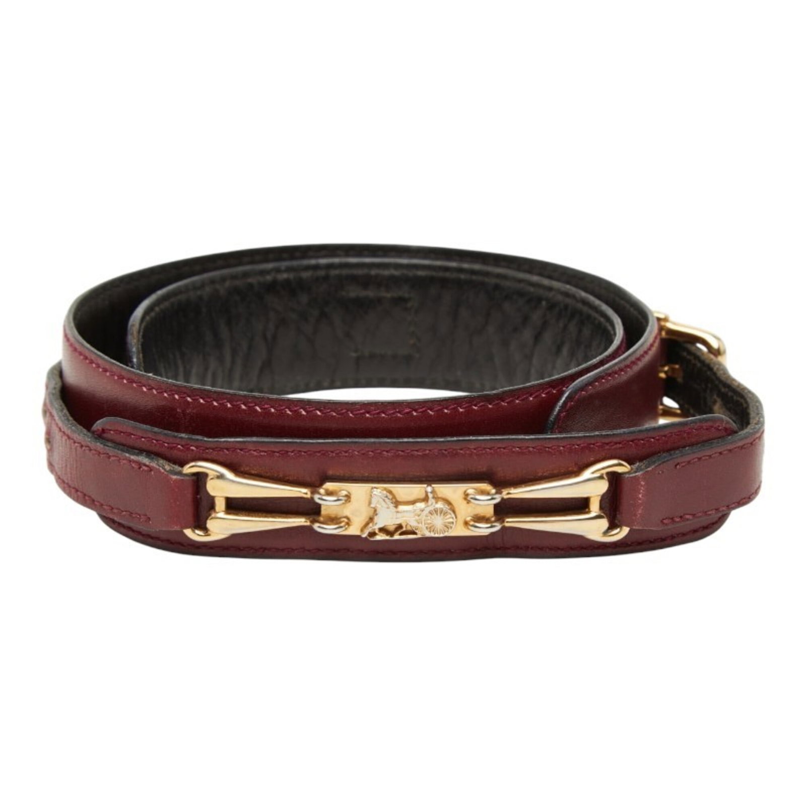 Standard Belt Celine: Standard Belt Celine Bordeaux and Red leather options available. This standard belt from Celine features a classic design with a 68cm-74cm length range, perfect for adding a touch of sophistication to