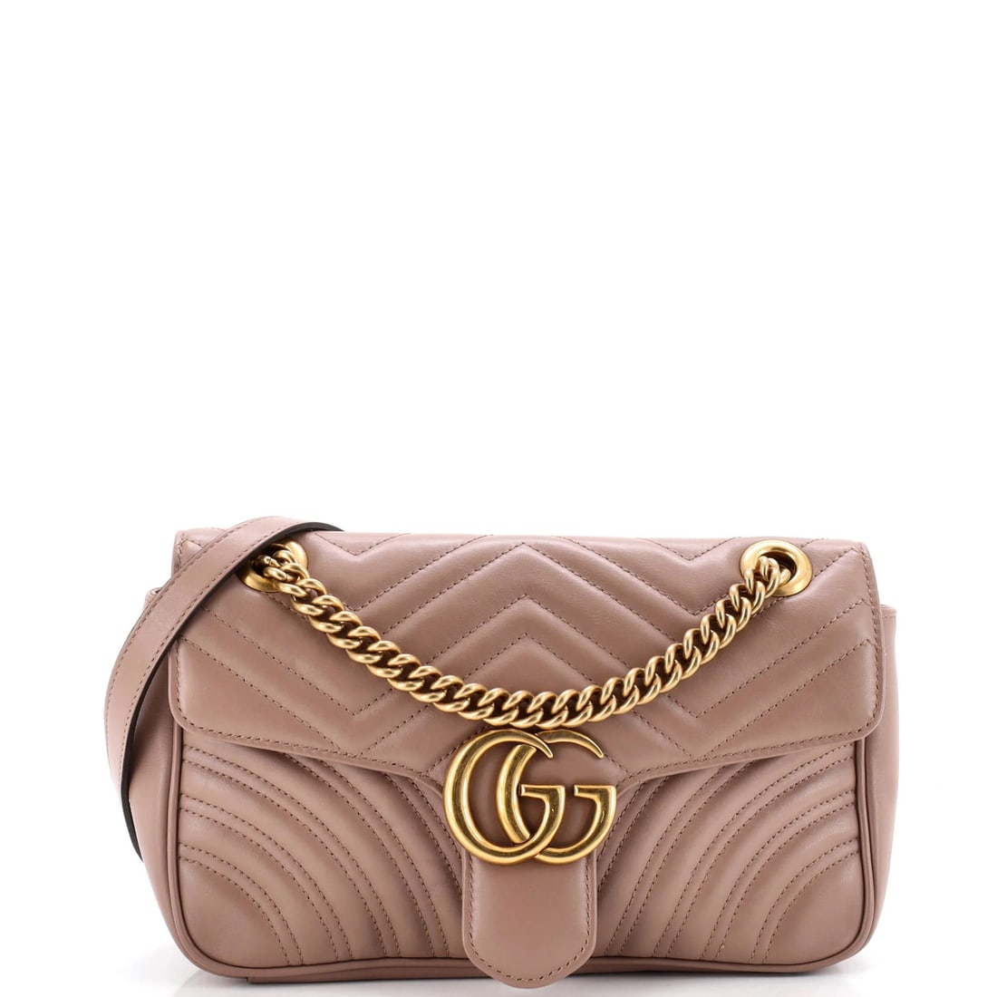 Marmont Matelasse Medium Leather Bag Flap Gucci GG: Marmont Matelasse Medium Leather Bag Flap Gucci GG Gucci GG Marmont Flap Bag Matelasse Leather Medium - A stylish and versatile shoulder bag with a neutral exterior and gold hardware, featuring a