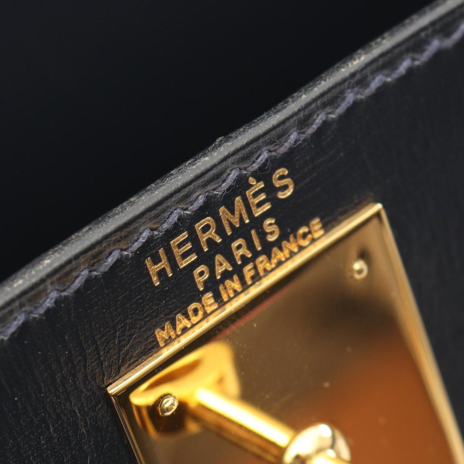 Calf Leather Handbag Box Hermes - 4