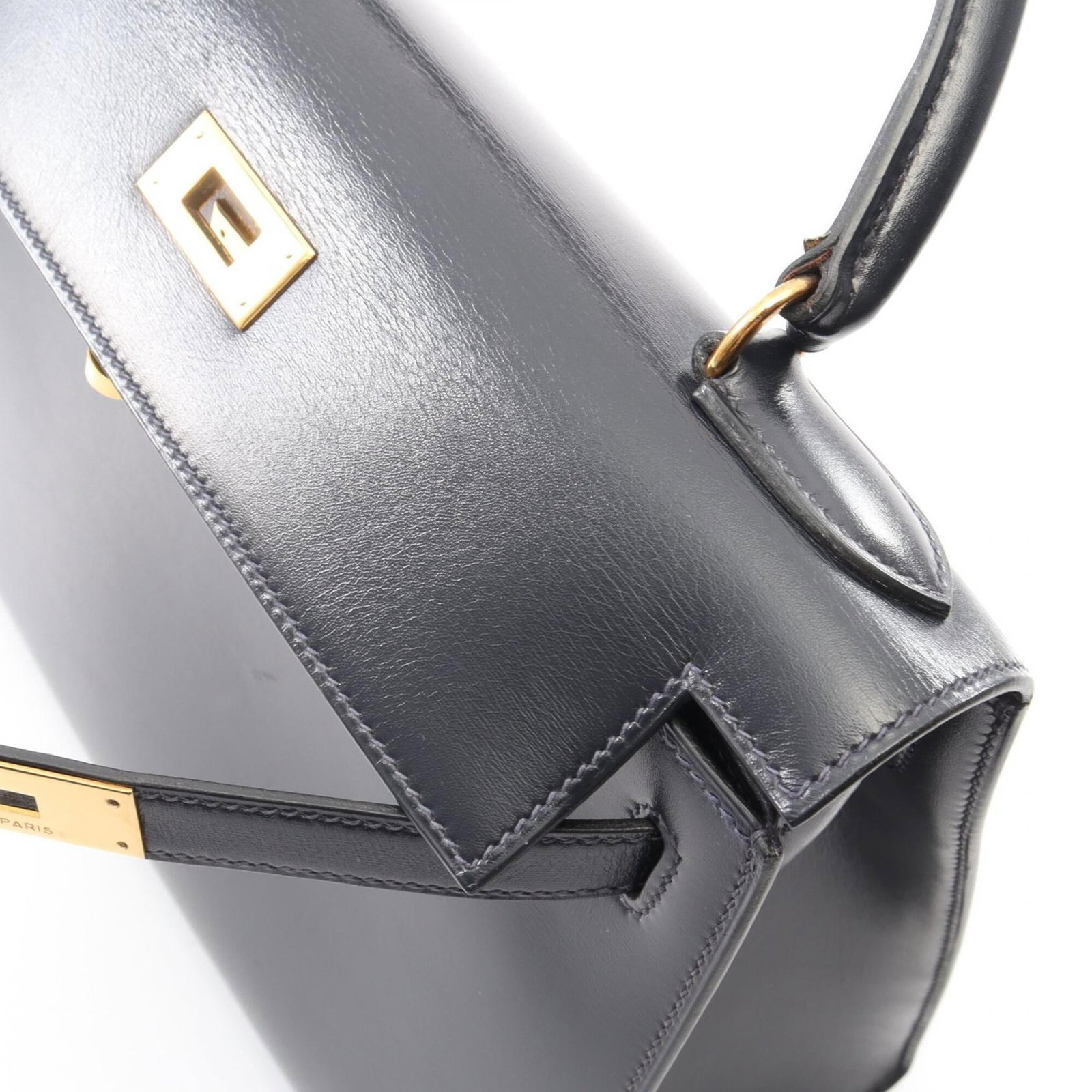 Calf Leather Handbag Box Hermes - 8