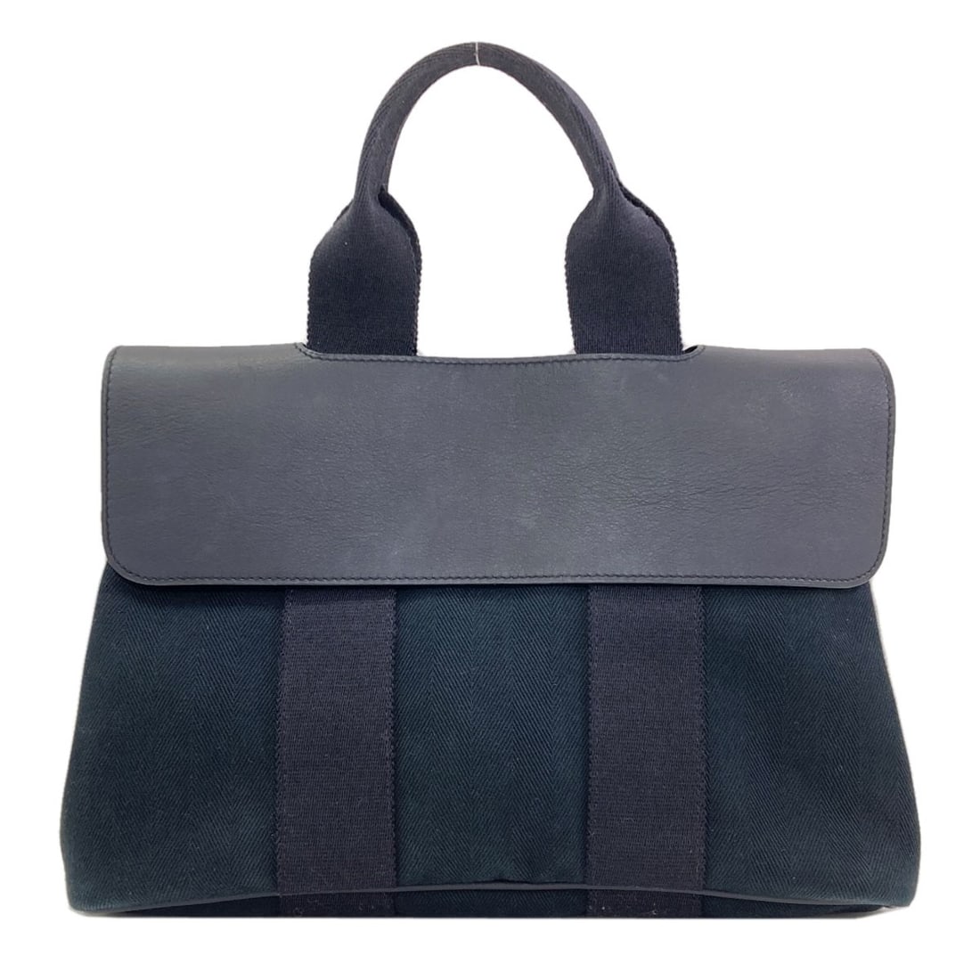 Canvas Hermes Handbag Valparaiso Pm: Canvas Hermes Handbag Valparaiso Pm Canvas Hermes Handbag Valparaiso Pm - A sleek and sophisticated black canvas handbag from the iconic Valparaiso collection by Hermes. Characterized by its canvas