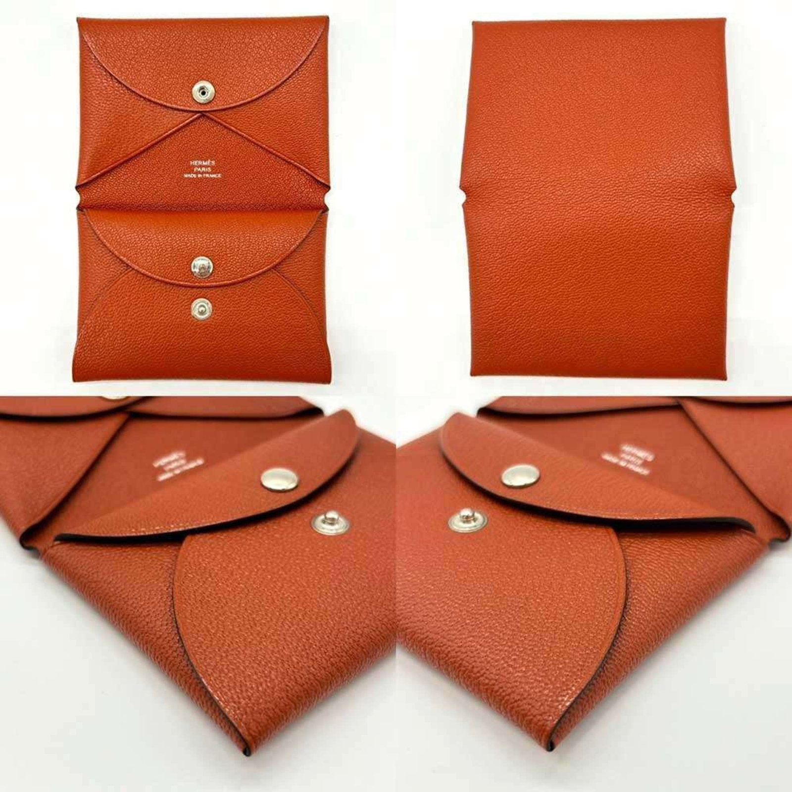 Hermes Card Case Leather - 3