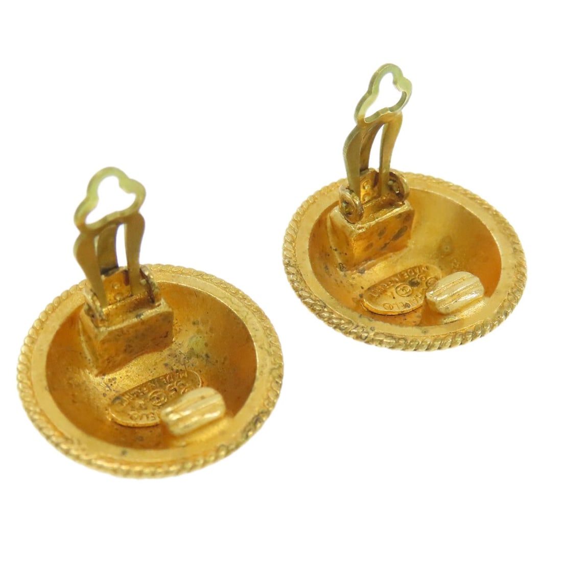 Metal Mark Coco Chanel Earring - 3