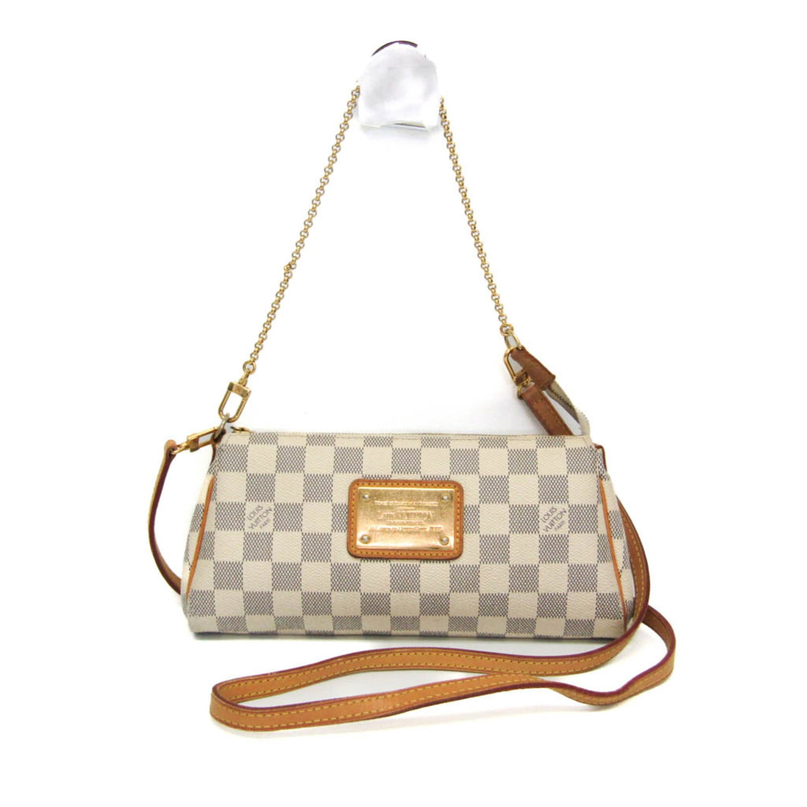 Damier Azur Shoulder Bag Louis Vuitton: Damier Azur Shoulder Bag Louis Vuitton Damier Azur Shoulder Bag Louis Vuitton is a stylish and classic design from the iconic French brand. Measuring 13cm x 25.5cm x 4.5cm, this shoulder bag features