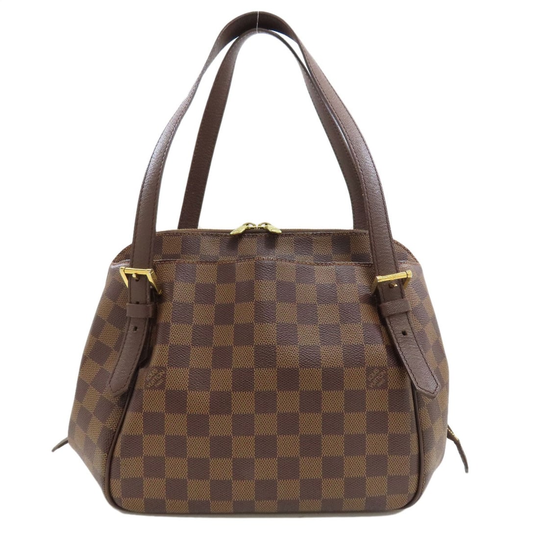 Canvas Damier Mm Belem Louis Vuitton N51174 Tote Bag: Canvas Damier Mm Belem Louis Vuitton N51174 Tote Bag Damier canvas exterior adds a touch of classic style to this iconic tote bag, featuring the signature Louis Vuitton design. Made from high-quality