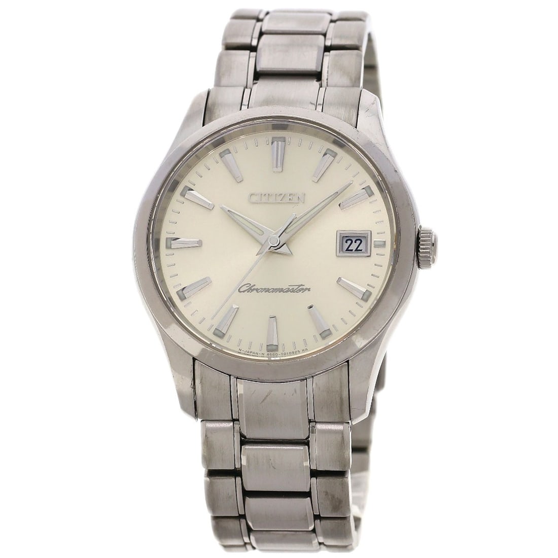 Calendar Round Watches Ctq57-0952 Citizen Perpetual Face A660 T006892: Calendar Round Watches Ctq57-0952 Citizen Perpetual Face A660 T006892 Silver Citizen Perpetual Face A660 T006892 Quartz Watch. This 38mm titanium watch boasts a silver bezel and dial, with a