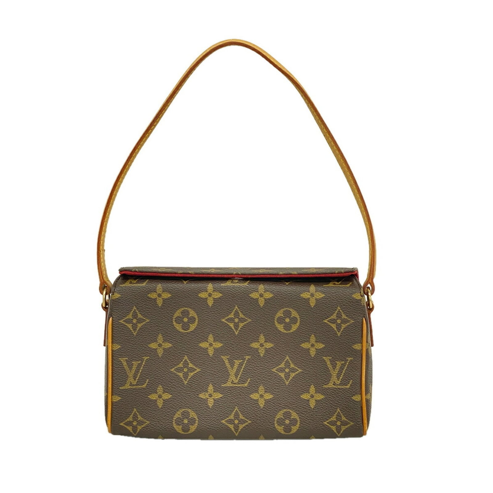 Handbag Louis Vuitton: Handbag Louis Vuitton Brown Louis Vuitton handbag with a size of 12cm x 20cm x 6.5cm, featuring a classic design and signature monogram pattern. This stylish accessory is made of high-quality